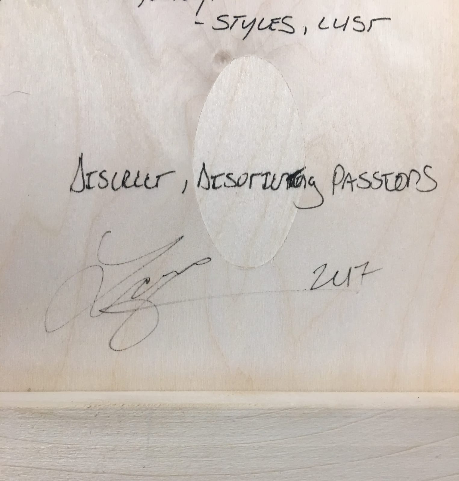 Lorraine Glessner, Discreet, Disorienting Passions, 2018