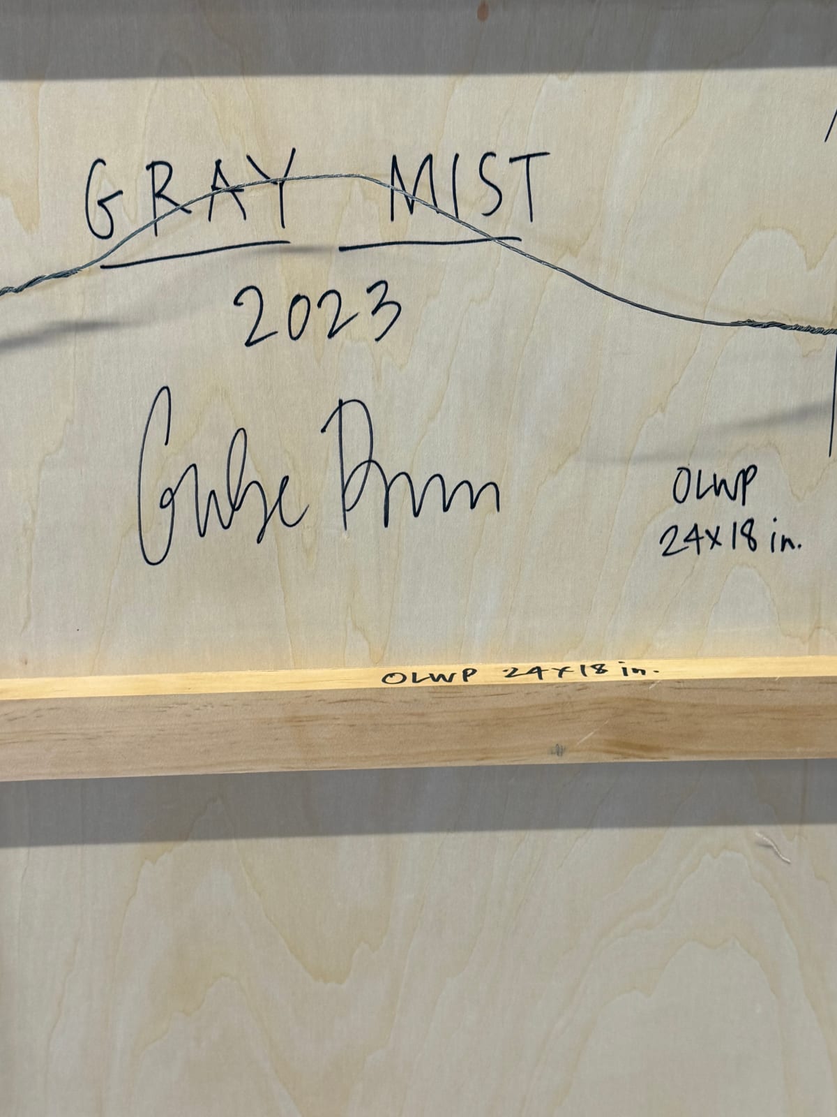 Gabe Brown, Gray Mist, 2023