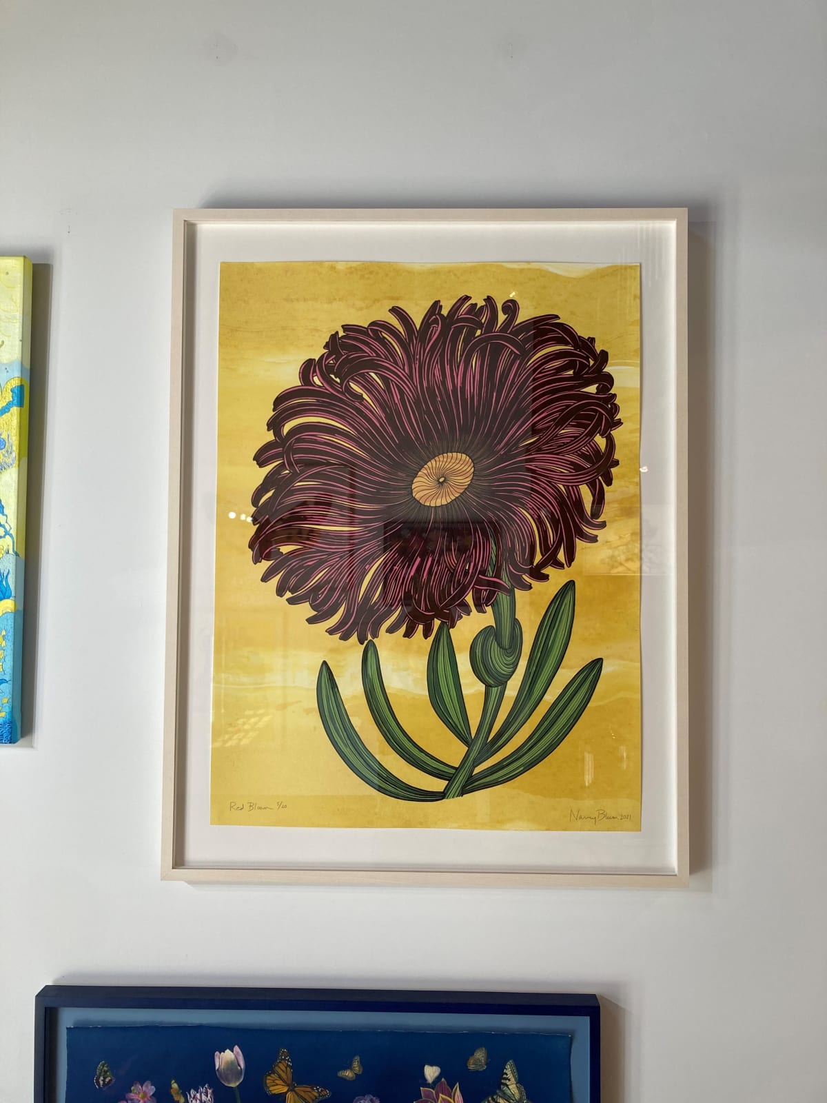 Nancy Blum, Red Bloom, 2021
