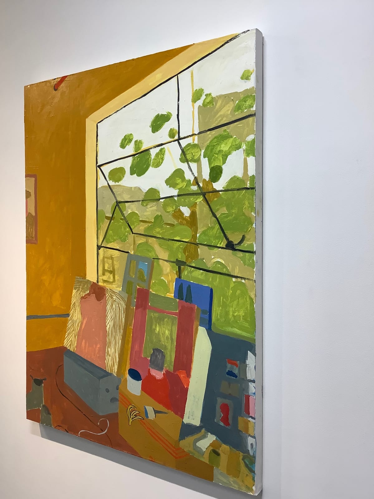 Sophie Treppendahl, Gold Studio Window, 2020