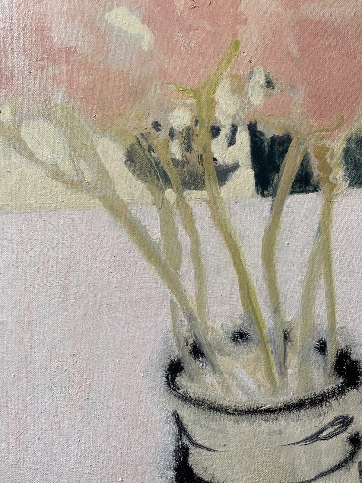 David Konigsberg, Vase of Pinks, 2021