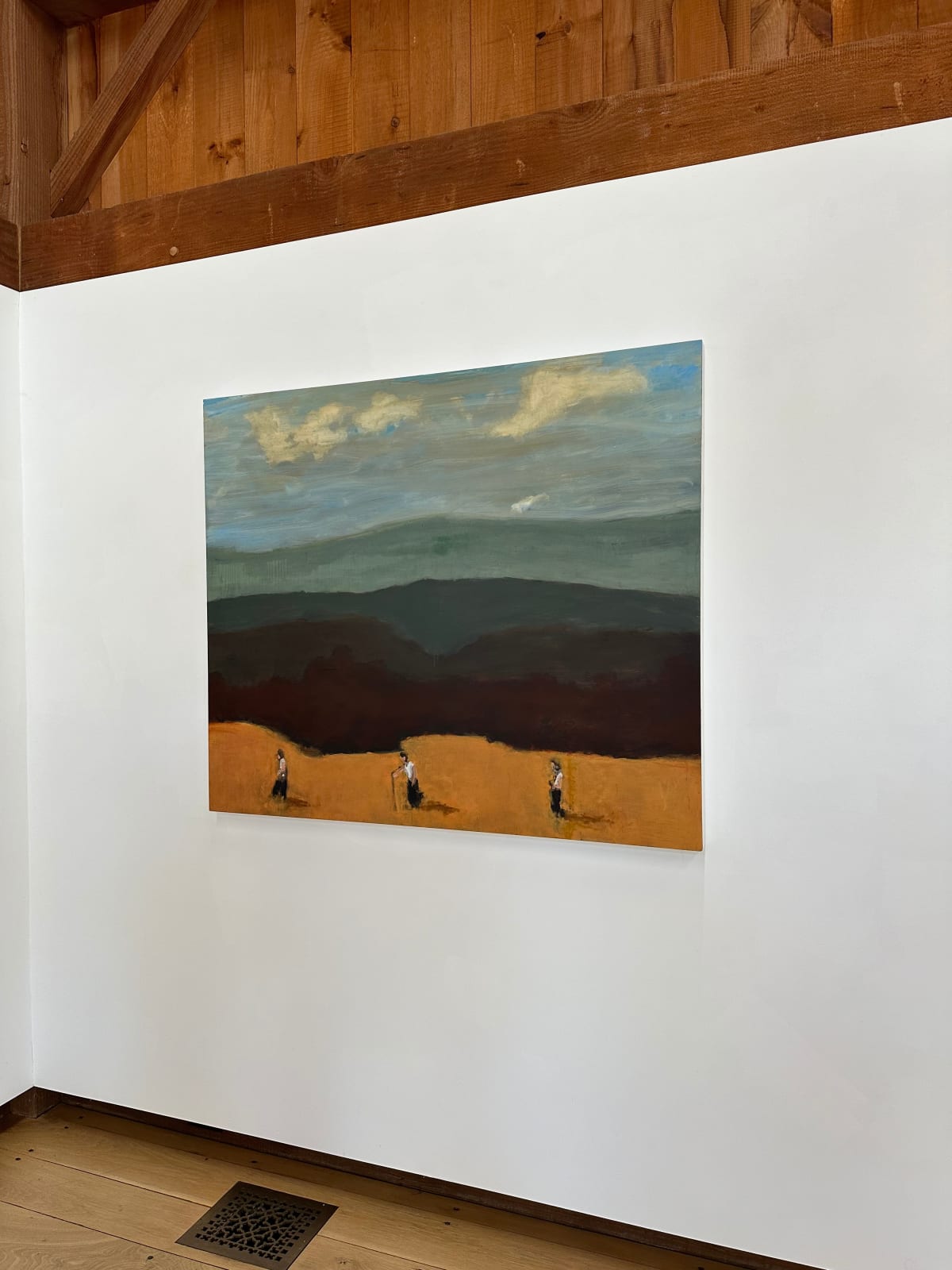 David Konigsberg, Three Walkers, 2024