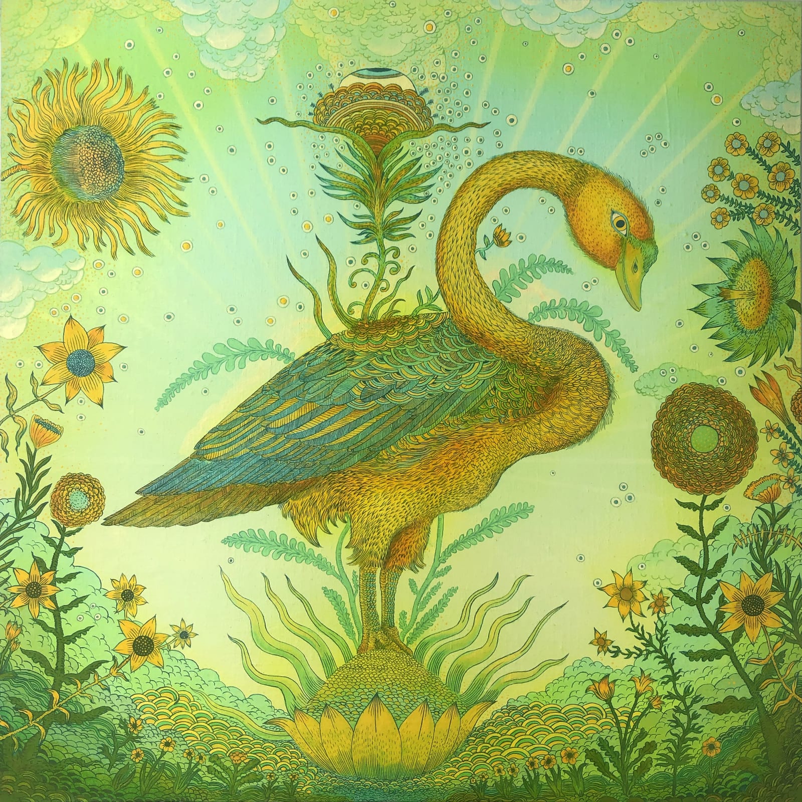 Peter Hamlin, Golden Green Swan Event, 2020