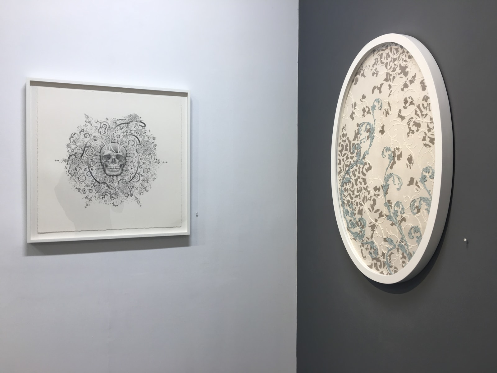 Eleanor White, Untitled (small oval), 2018