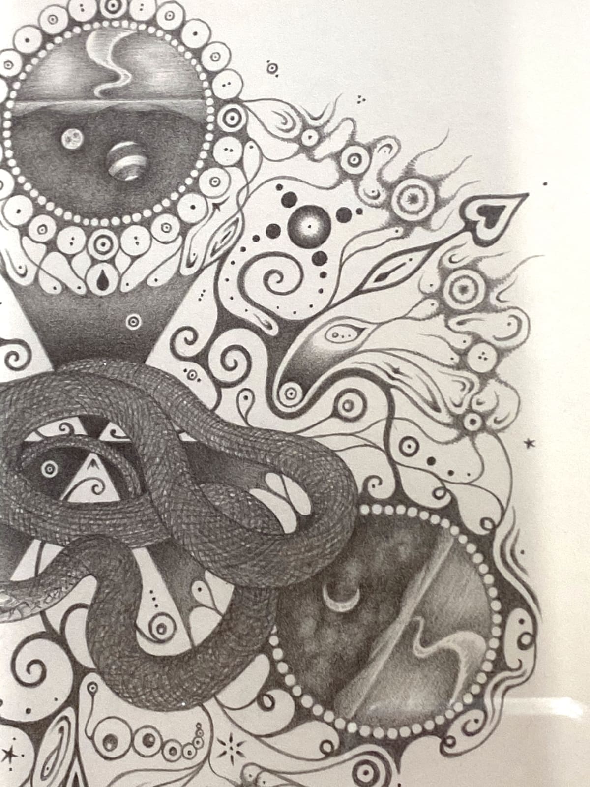 Michiyo Ihara, Snowflakes #120 "Messenger", 2015