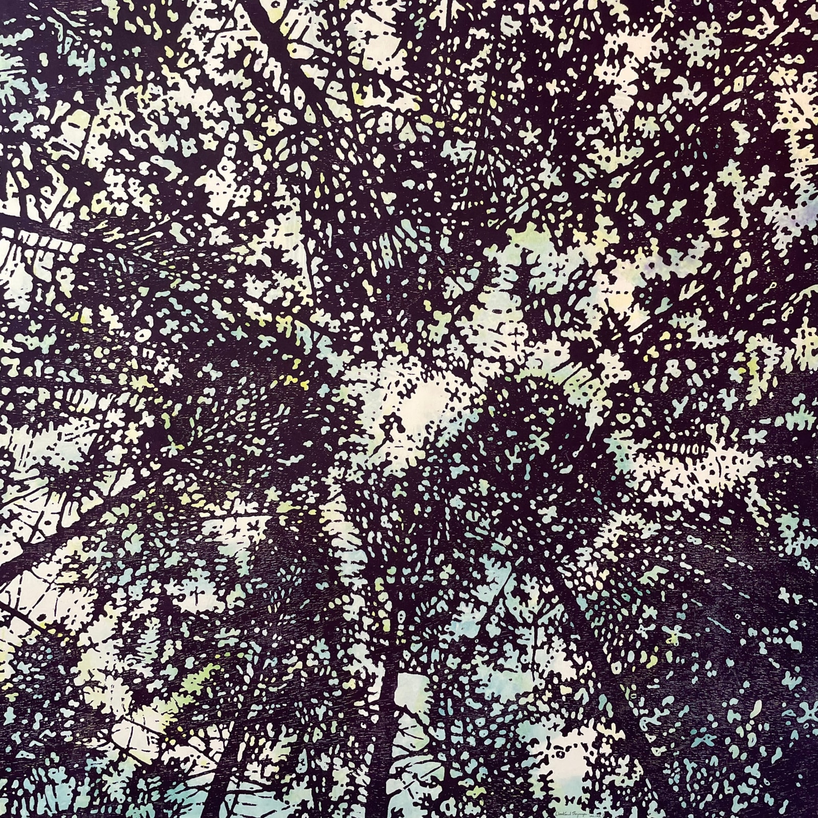 Eve Stockton, Woodland Skyscape variation 145, 2023