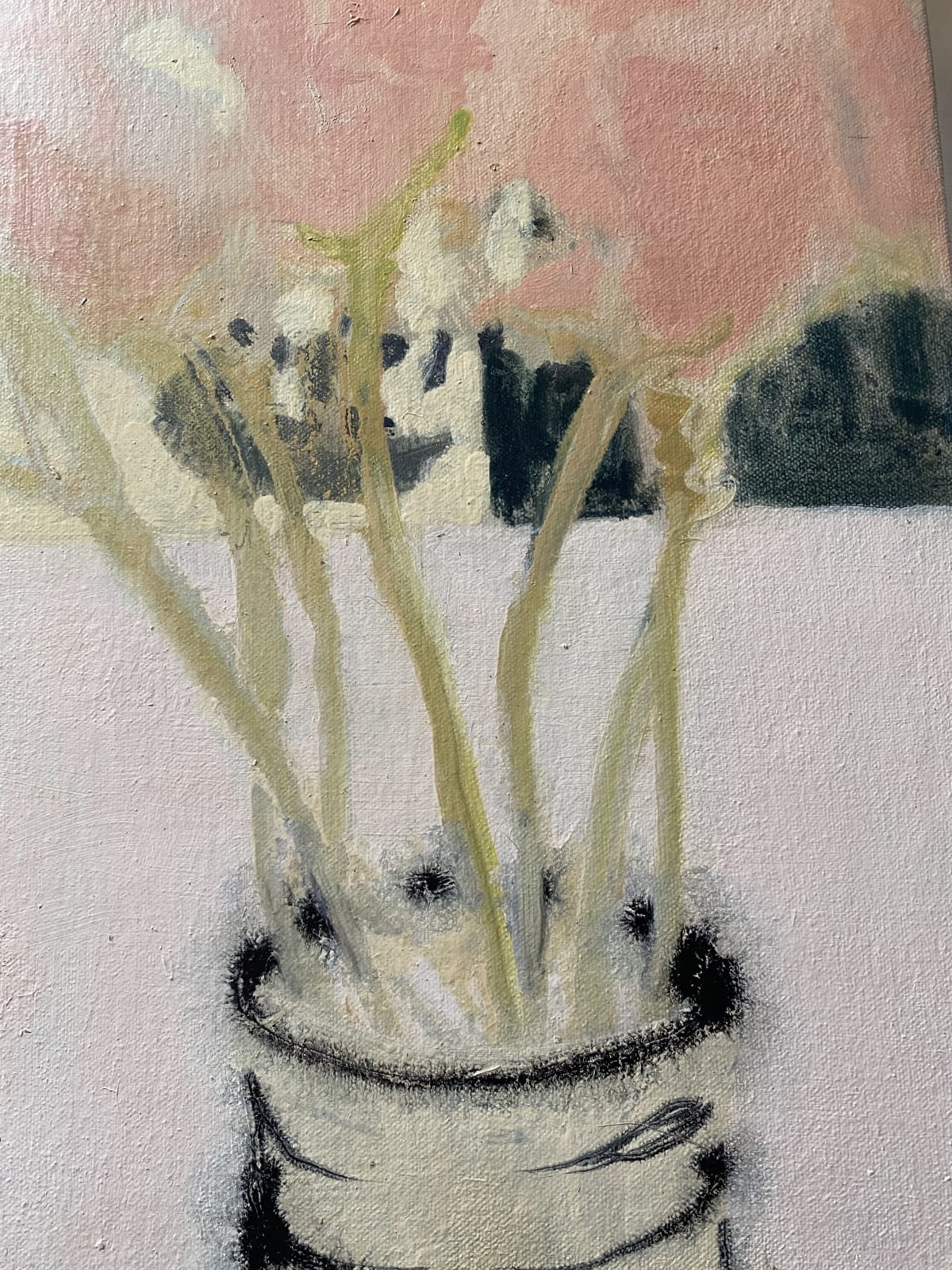 David Konigsberg, Vase of Pinks, 2021