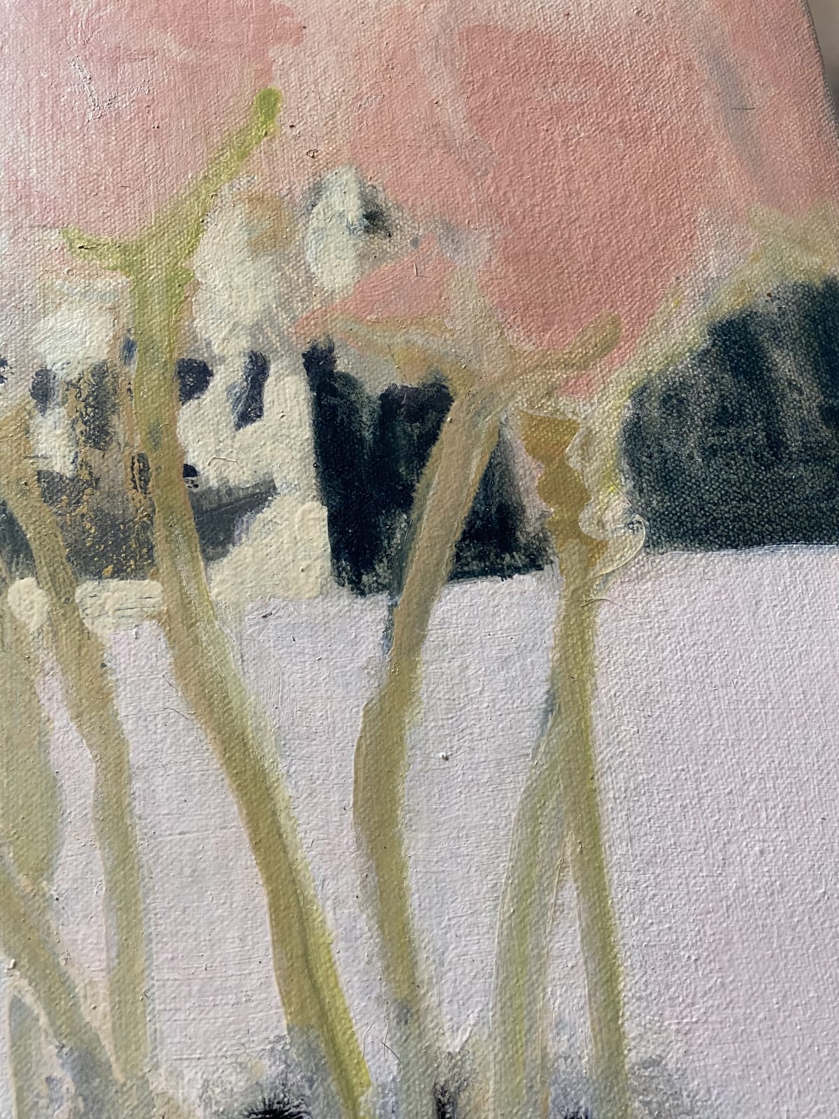 David Konigsberg, Vase of Pinks, 2021