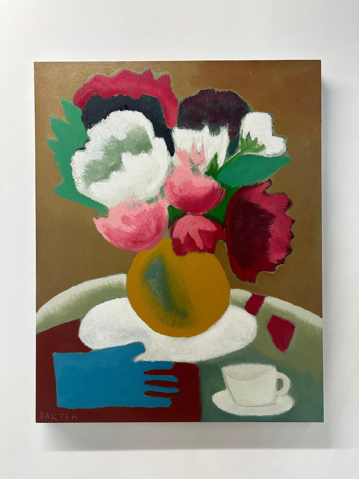 Matt Barter, Peonies, 2024