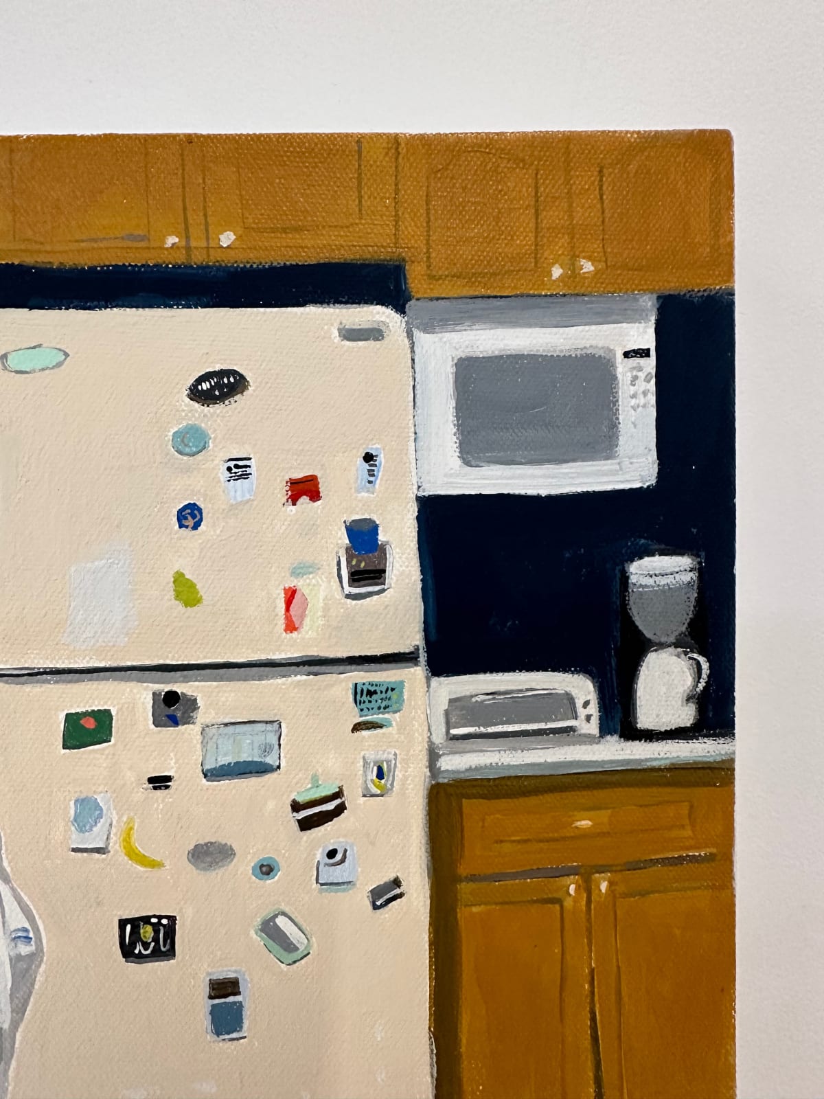 Polly Shindler, Peach Refrigerator, 2021