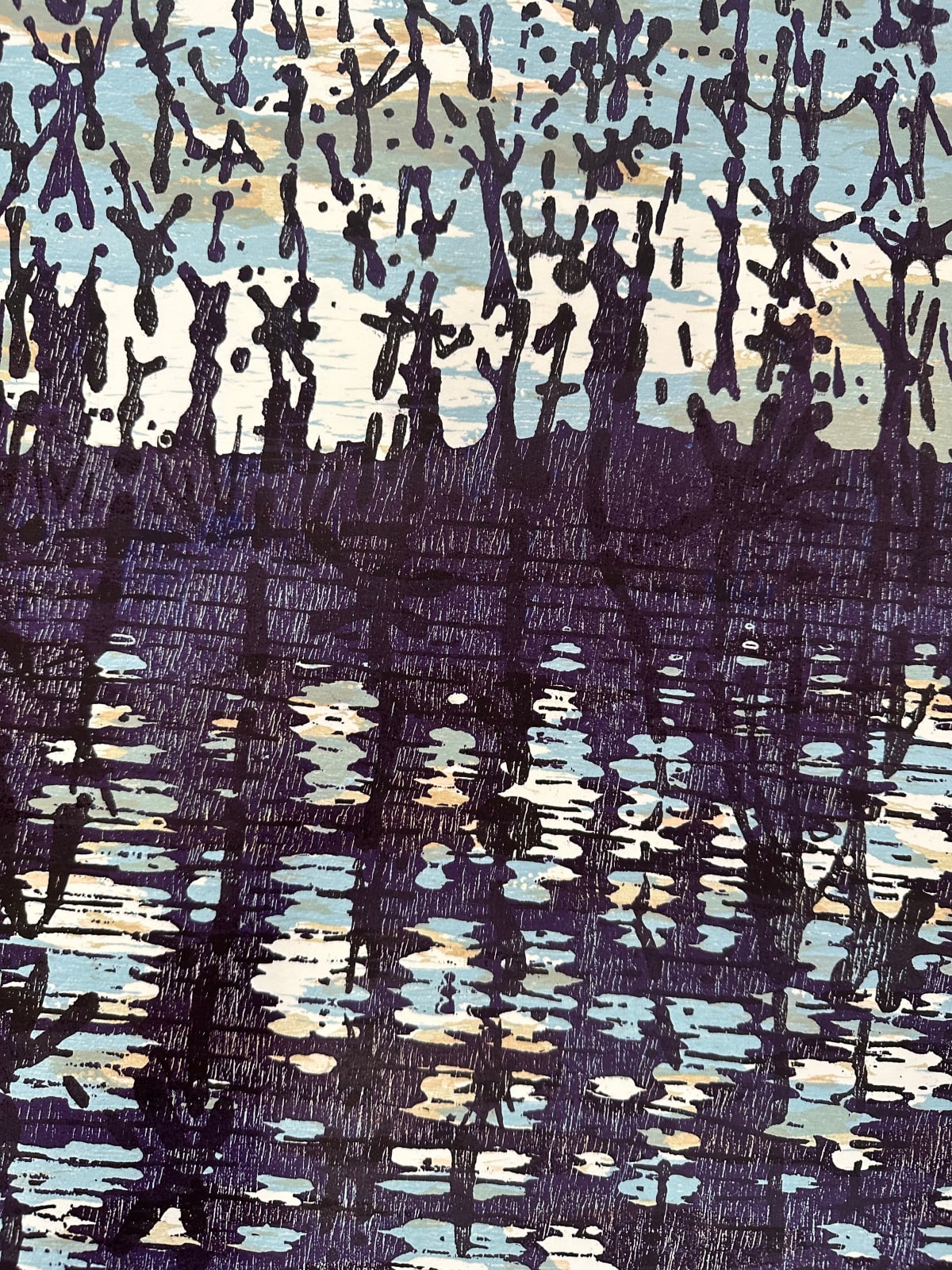 Eve Stockton, Clouds Trees variation 3, 2017