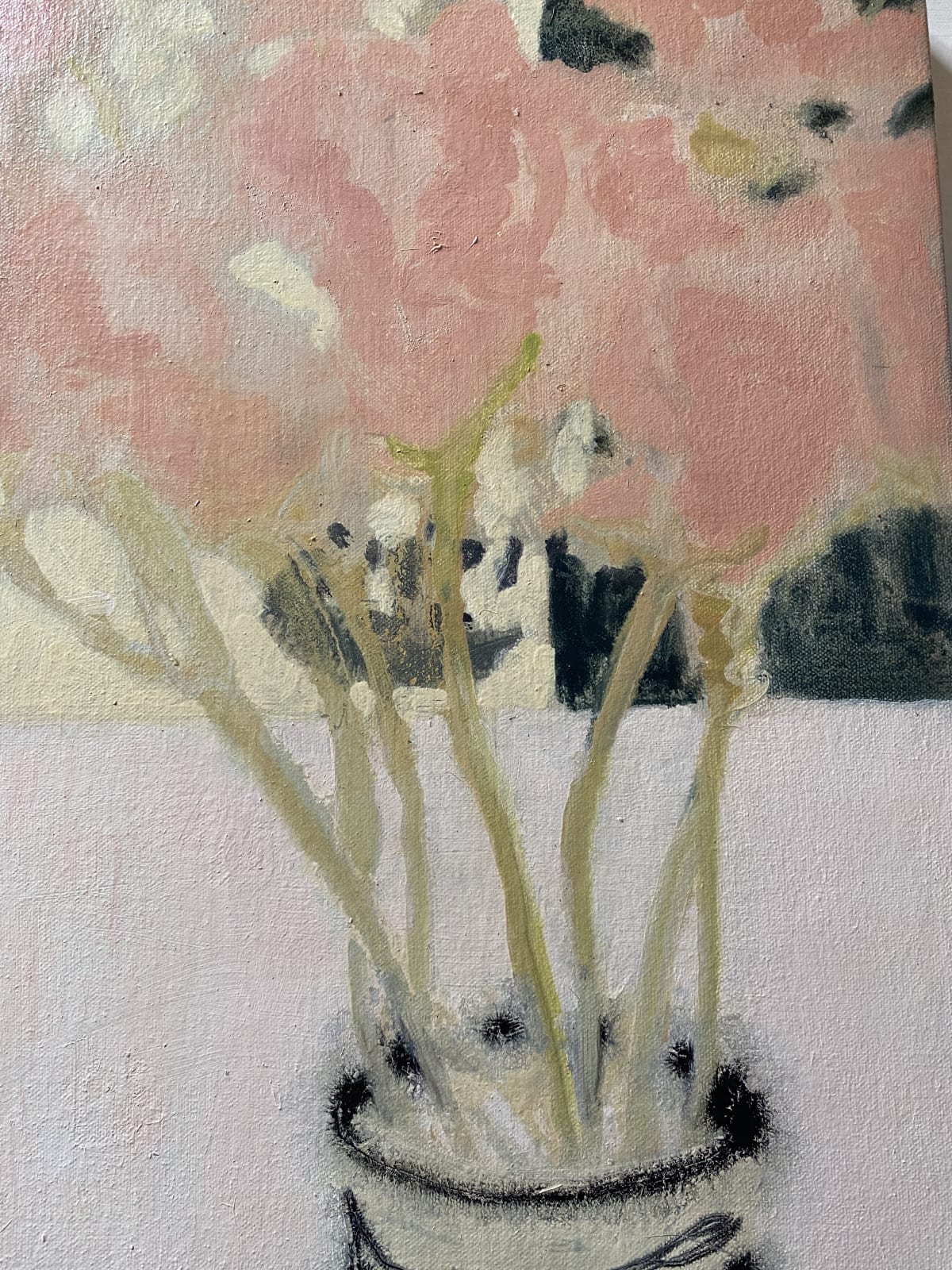 David Konigsberg, Vase of Pinks, 2021