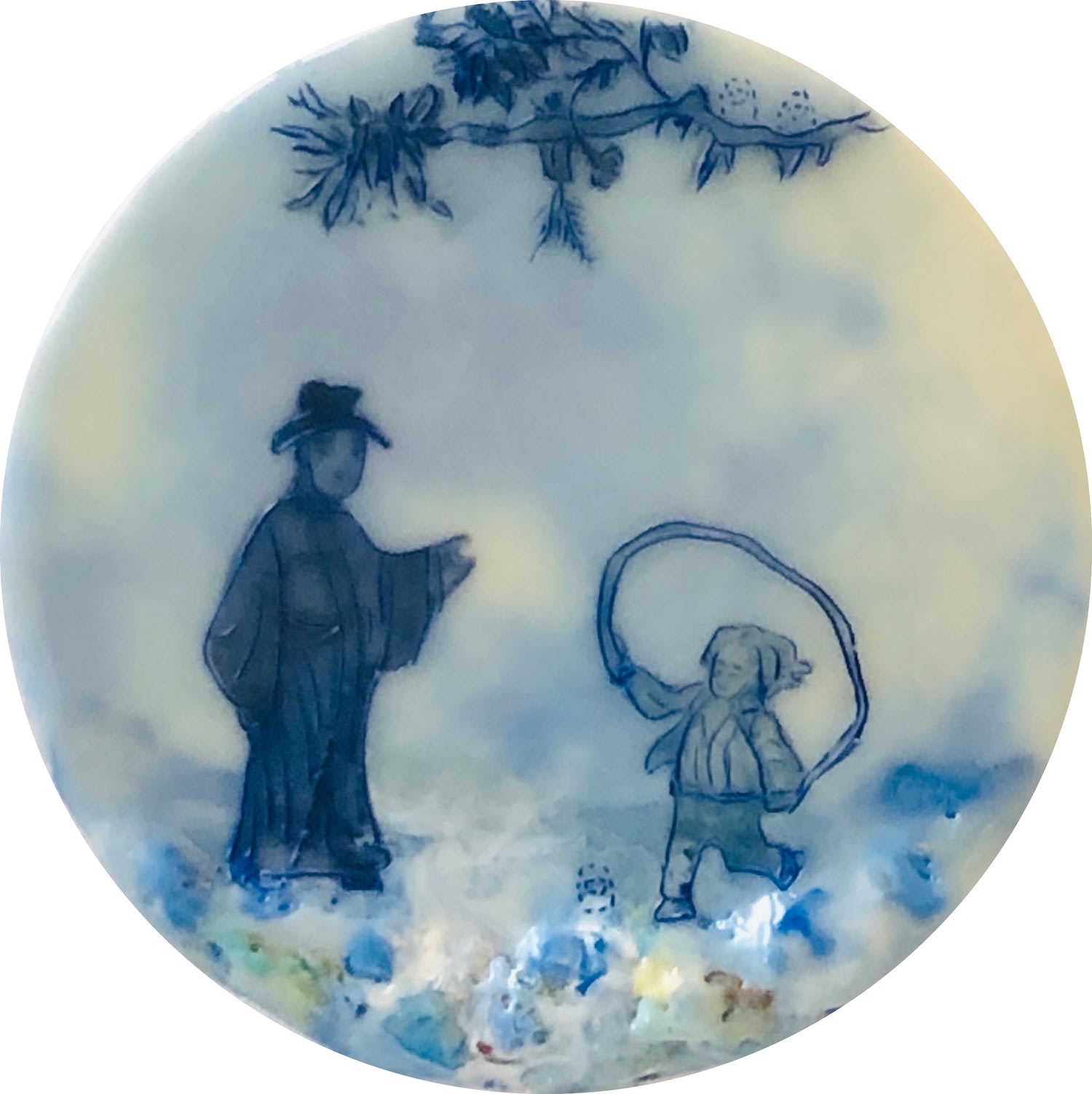 Cecile Chong, Jump In (in blue), 2019
