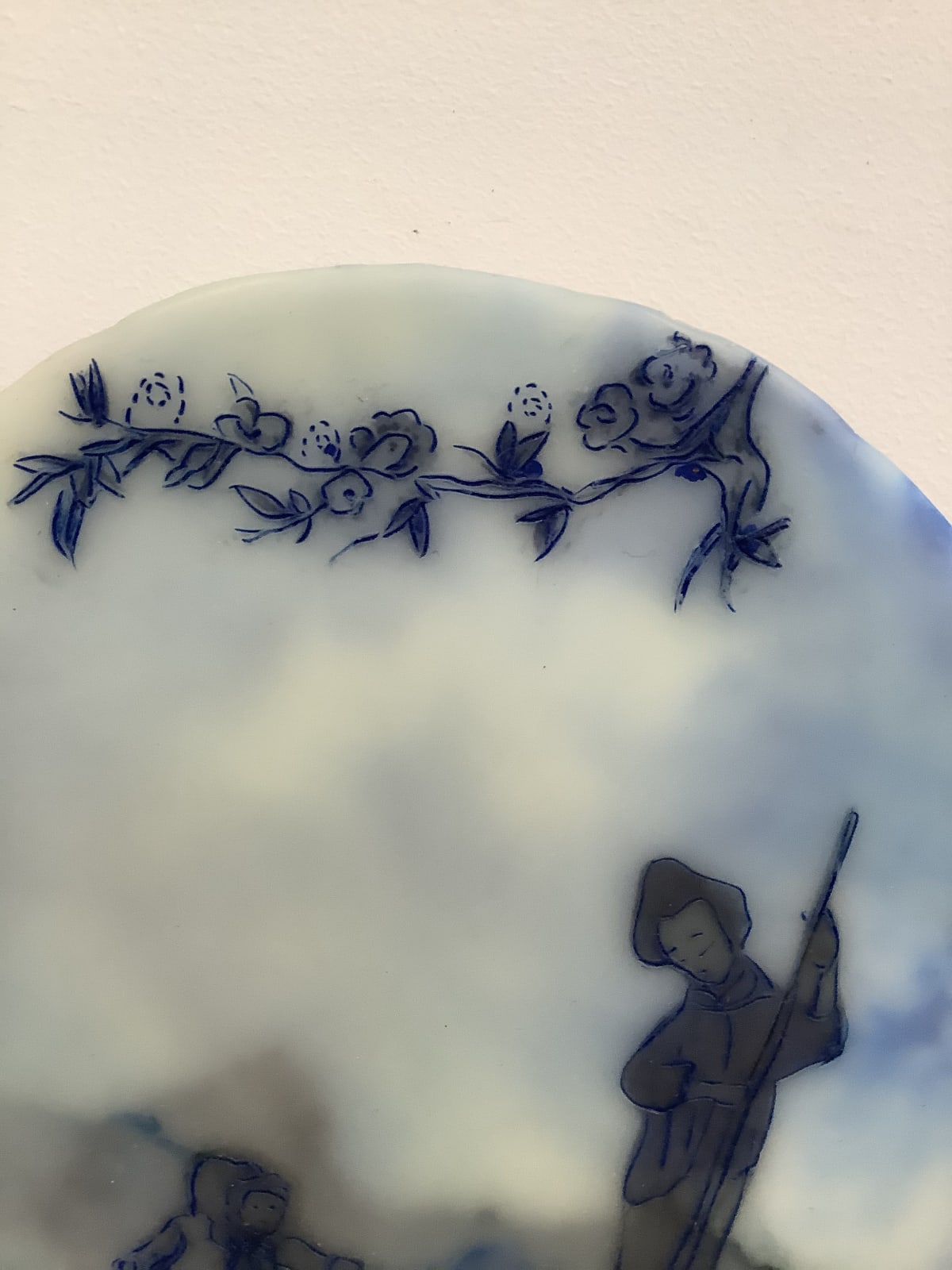 Cecile Chong, Mutual Friend (in blue), 2019