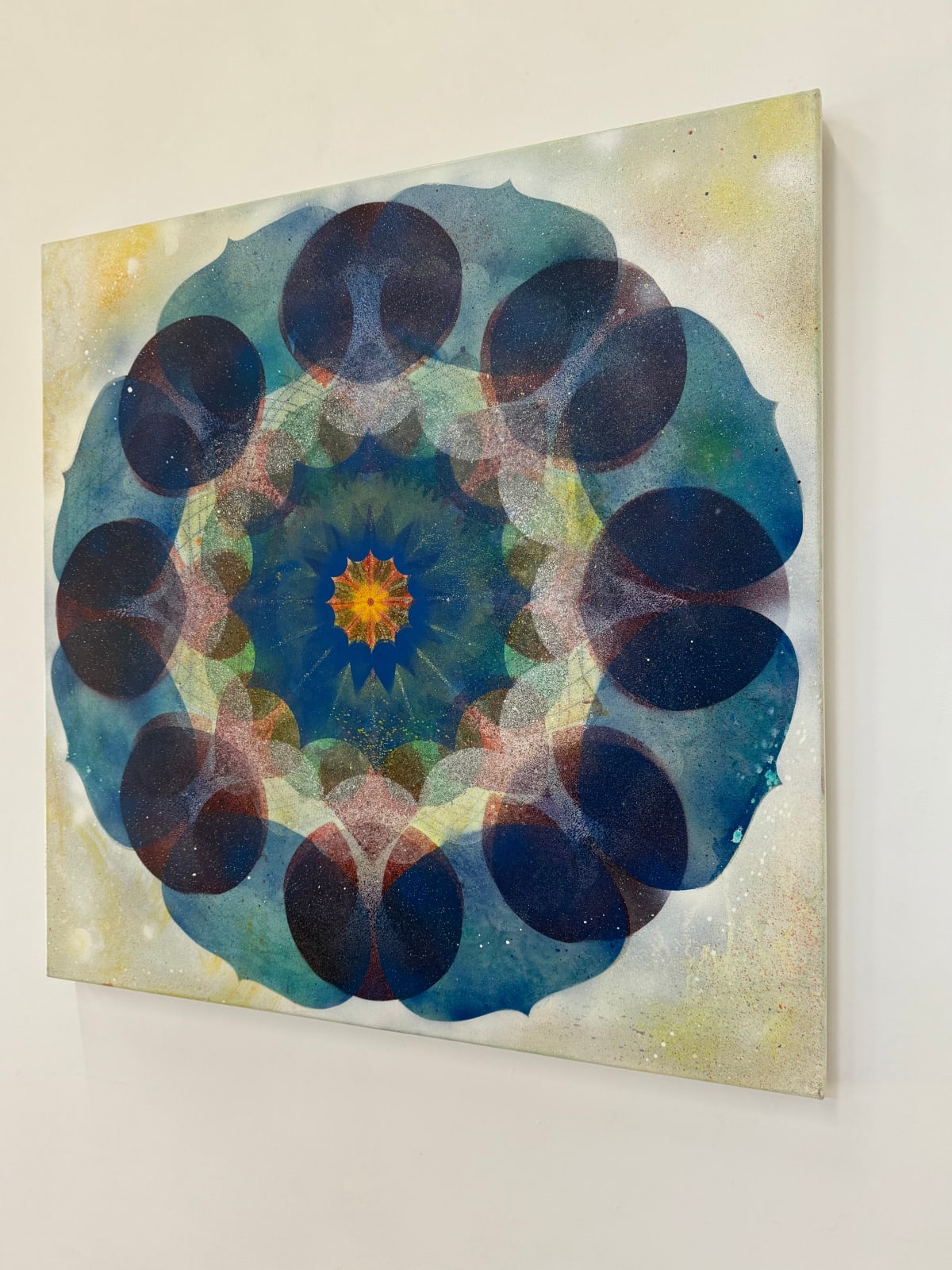 Mary Judge, Kaleidoscope Pop Blue Haze, 2025