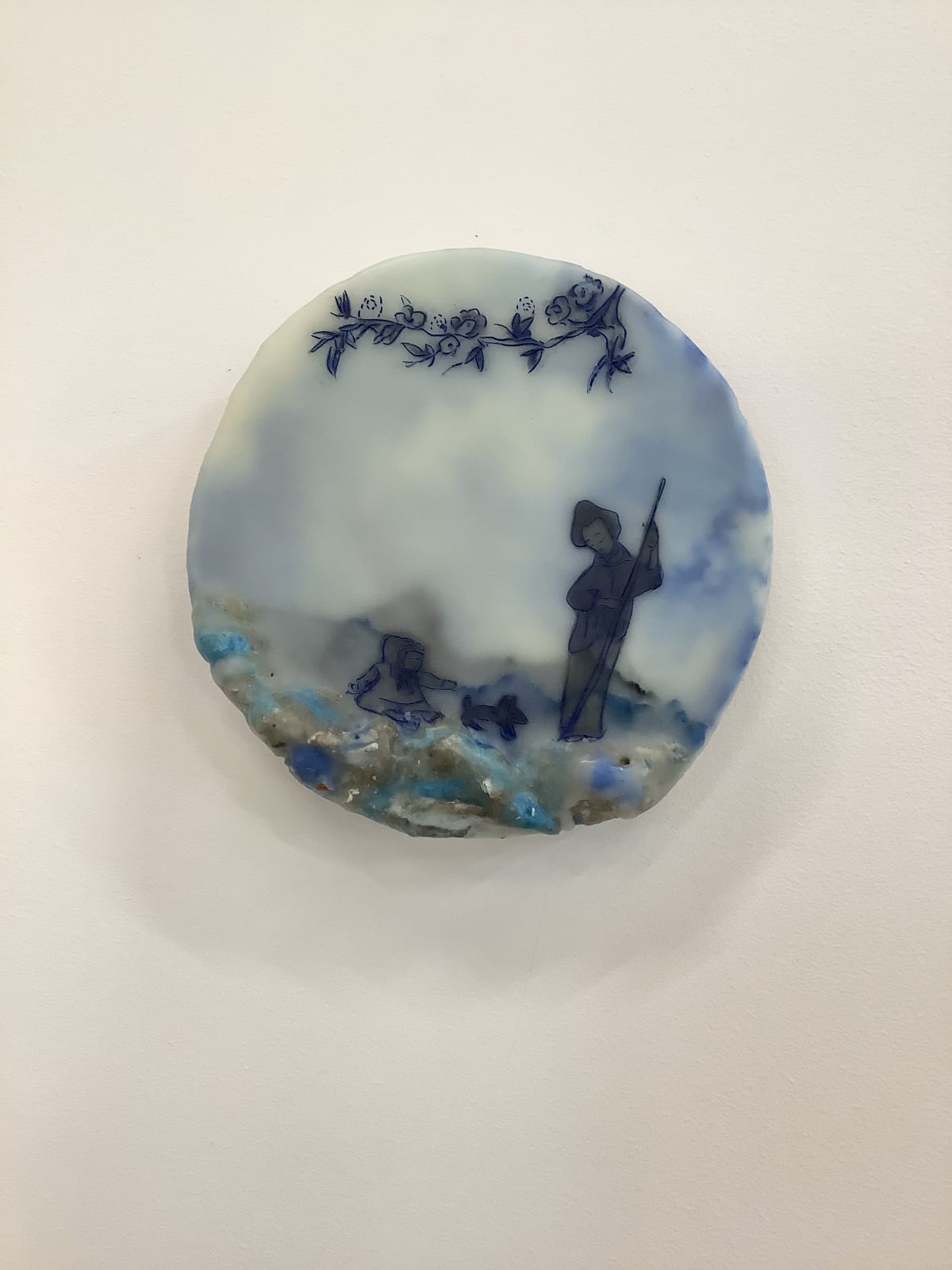 Cecile Chong, Mutual Friend (in blue), 2019
