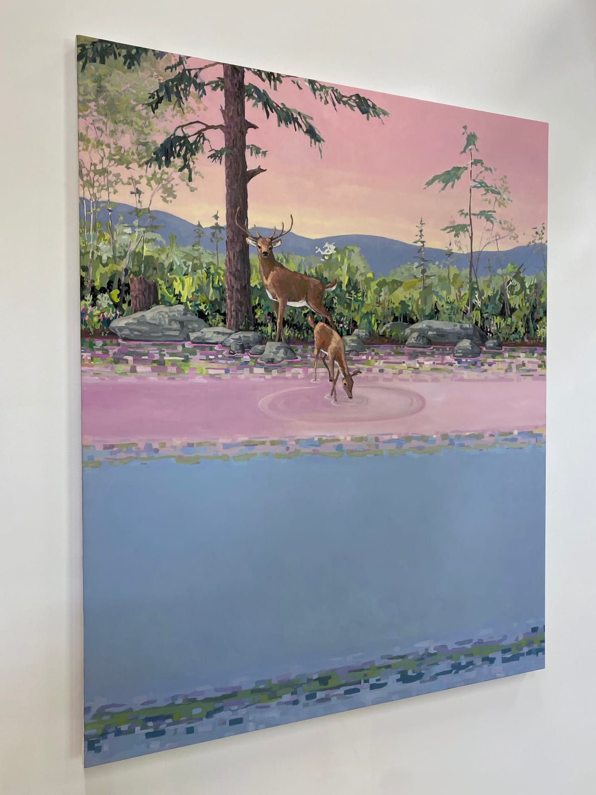 KK Kozik, Pink Doe and Stag, 2022