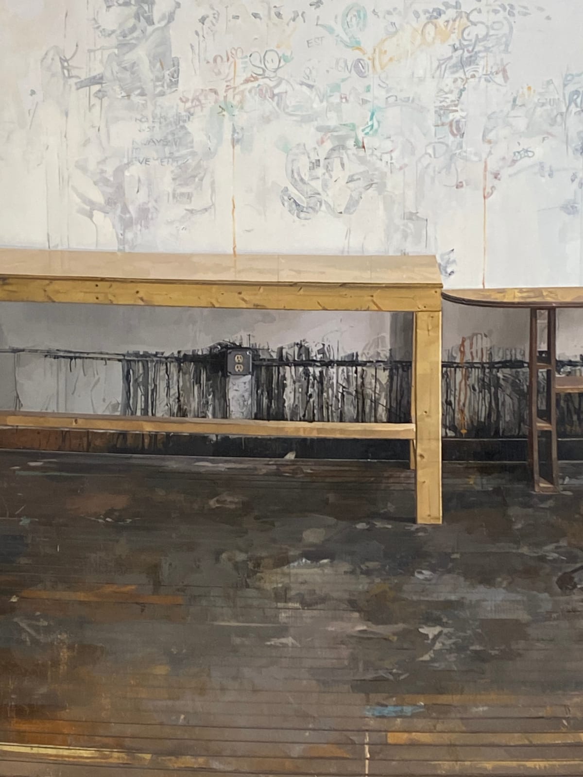 Brett Eberhardt, Two Tables, 2016-'17