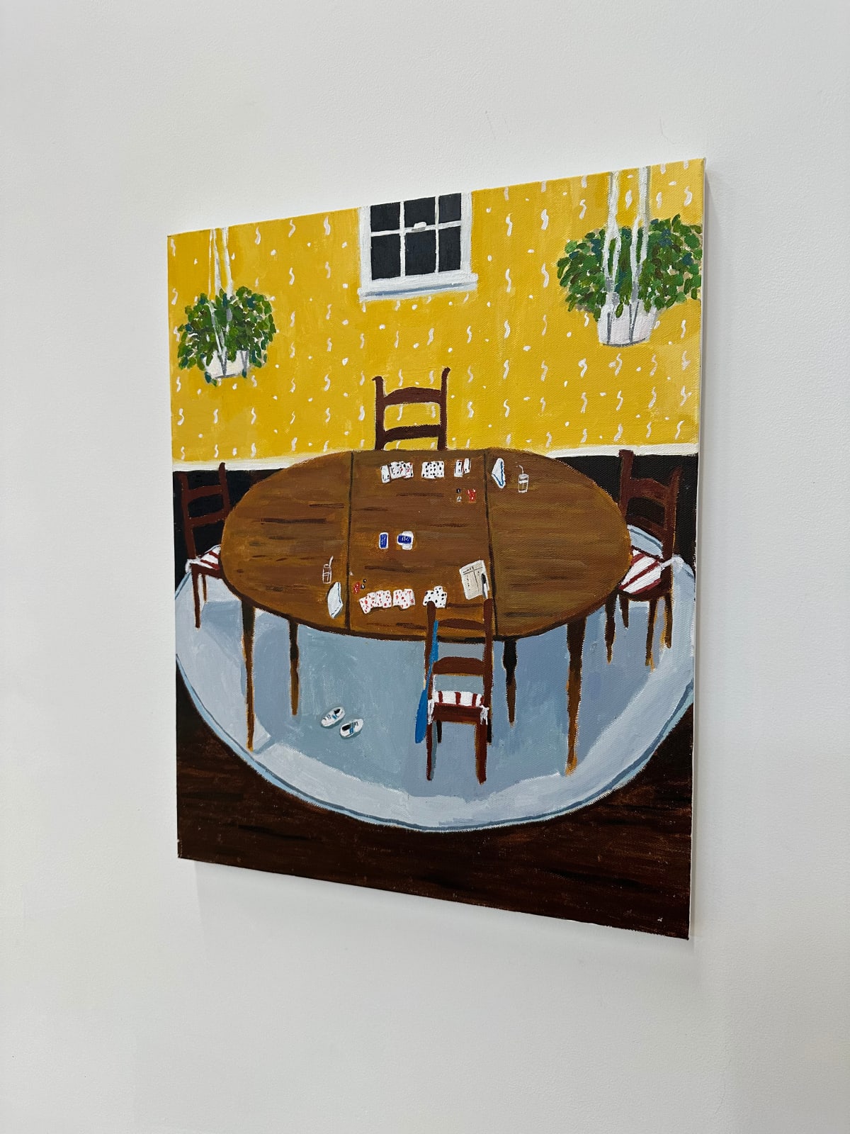 Polly Shindler, Gin Game In Yellow Room, 2023