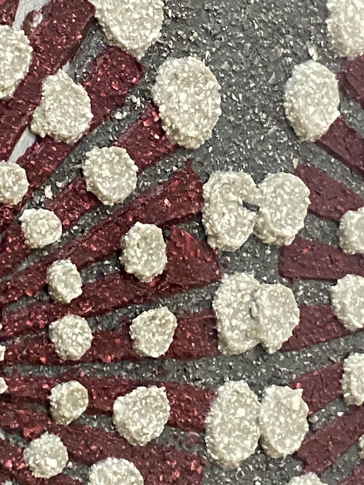 Eleanor White, Untitled (red circles), 2022