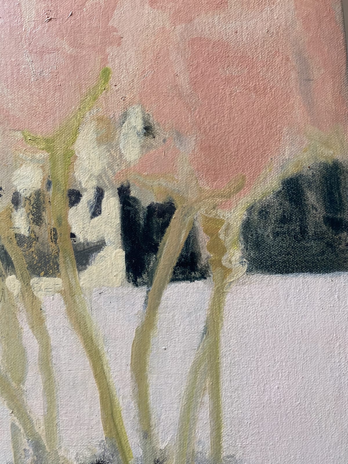 David Konigsberg, Vase of Pinks, 2021