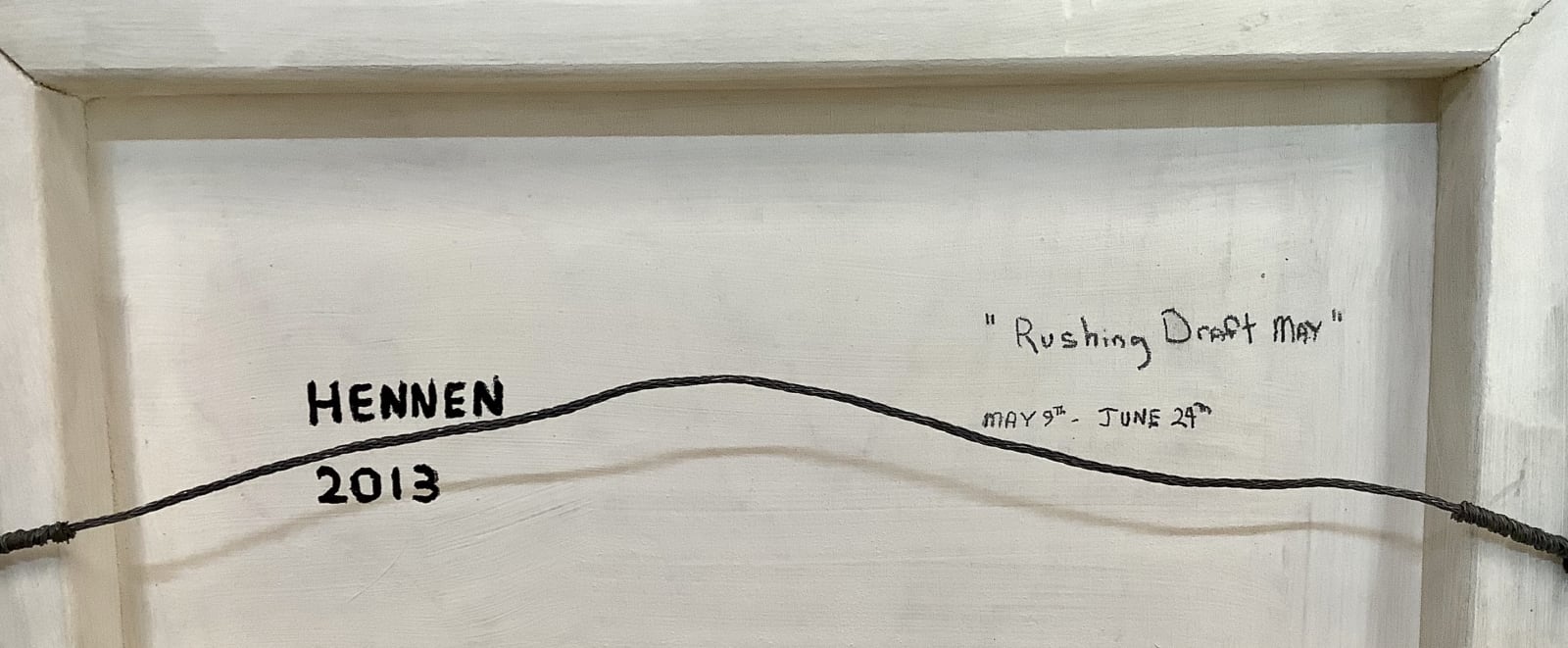 Gregory Hennen, Rushing Draft, May, 2014