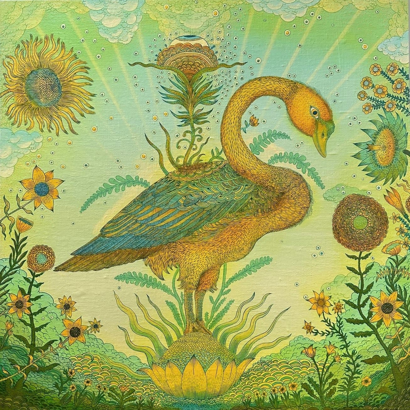 Peter Hamlin, Golden Green Swan Event, 2020