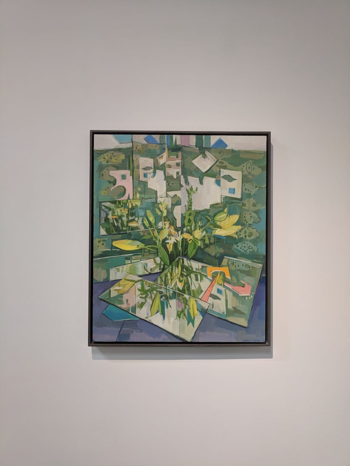 Francis Sills, Flowers (reflected), 2018