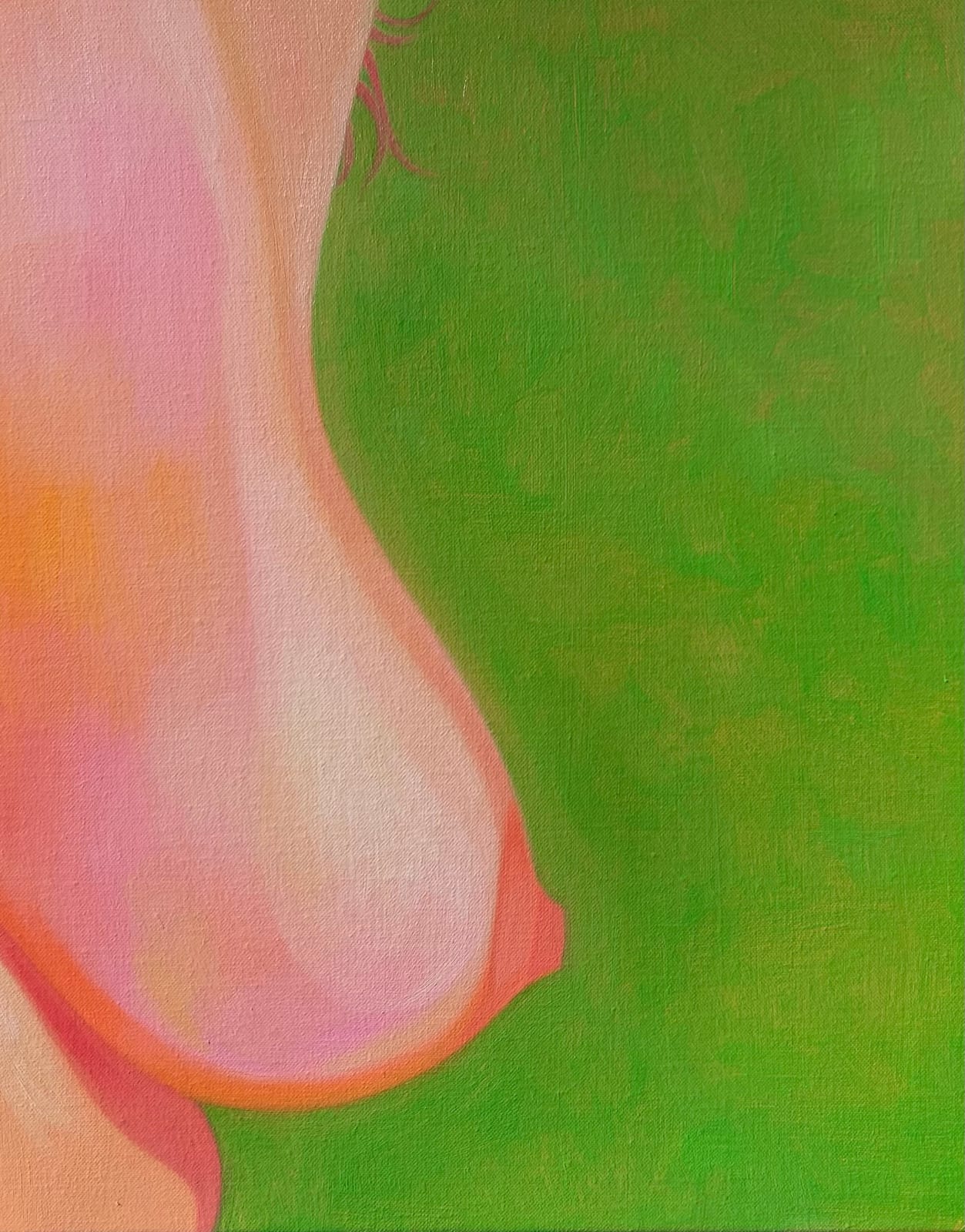 Inès Longevial, Green peach, 2021