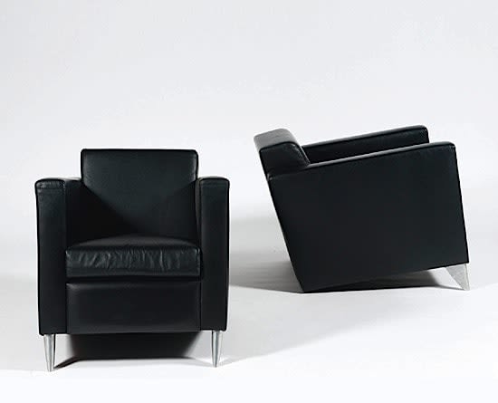Philippe Starck, Paire de fauteuils Len Niggelman, Ca. 1985