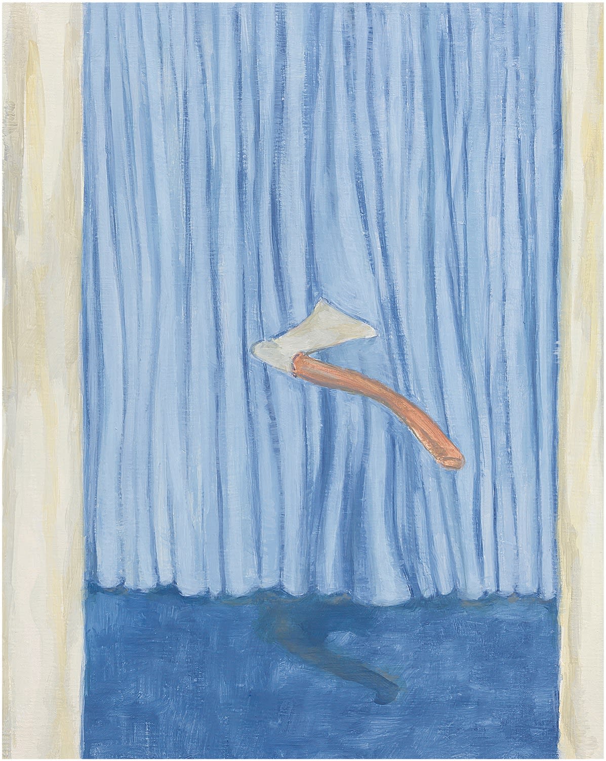 Guy Van Bossche, Bijl in Gordijn I, 2019