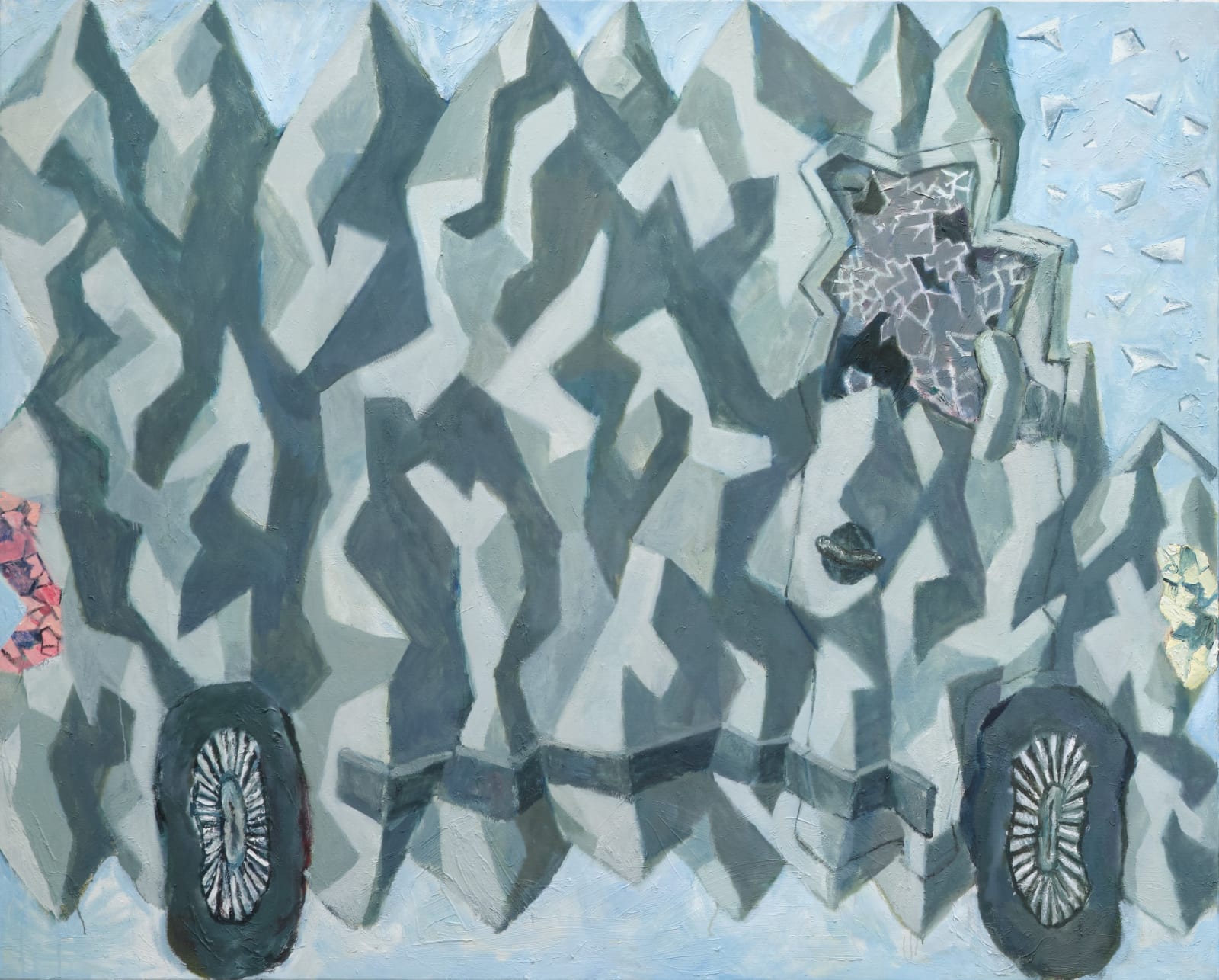 Floris Van Look, Crash Study Green, 2024