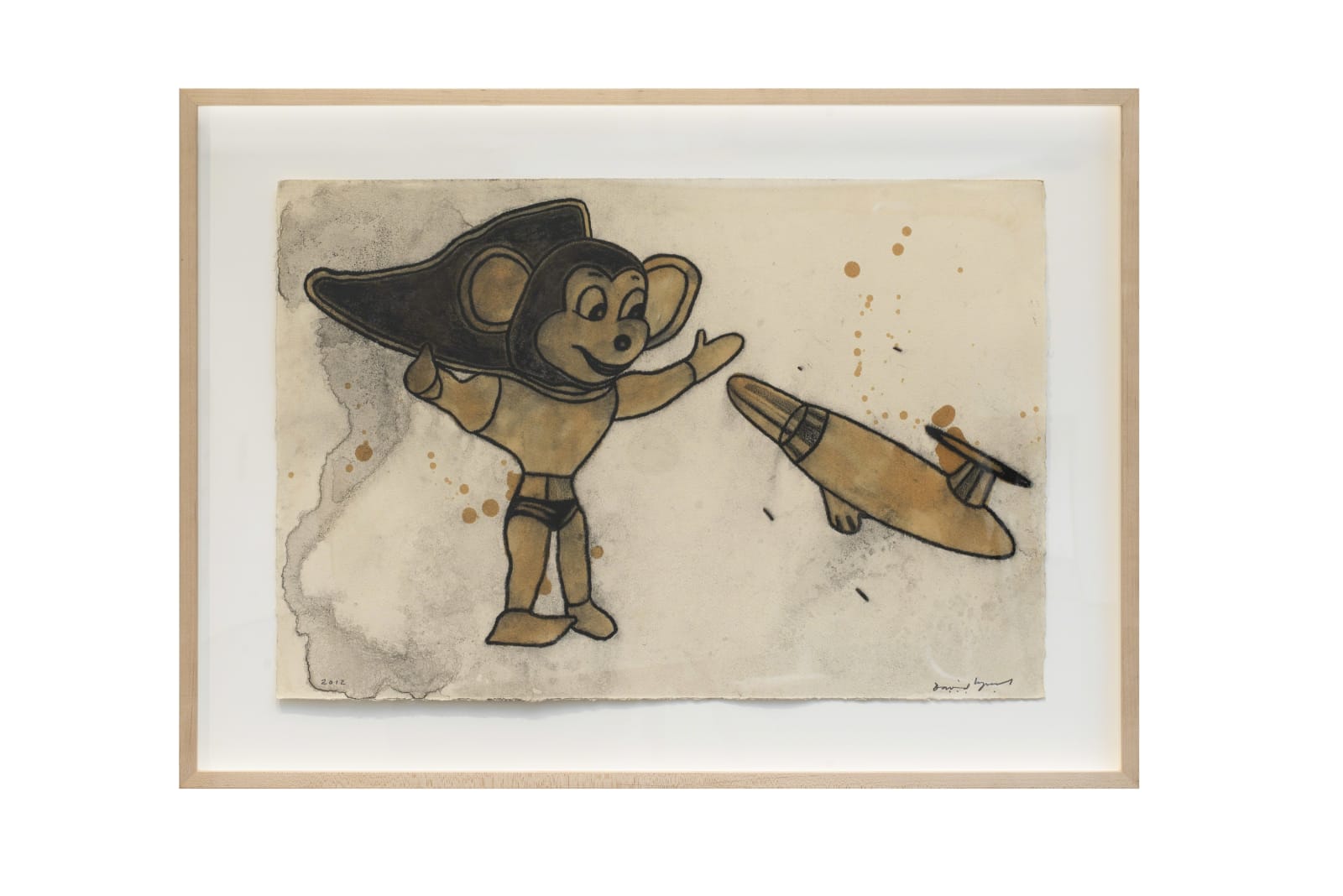 David Lynch, Mighty Mouse and Spaceship, 2012