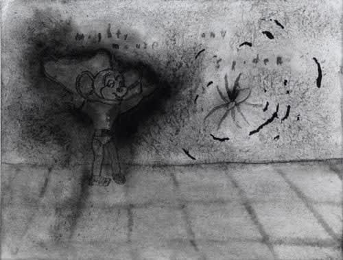 David Lynch, Mighty Mouse and Spider, 2012