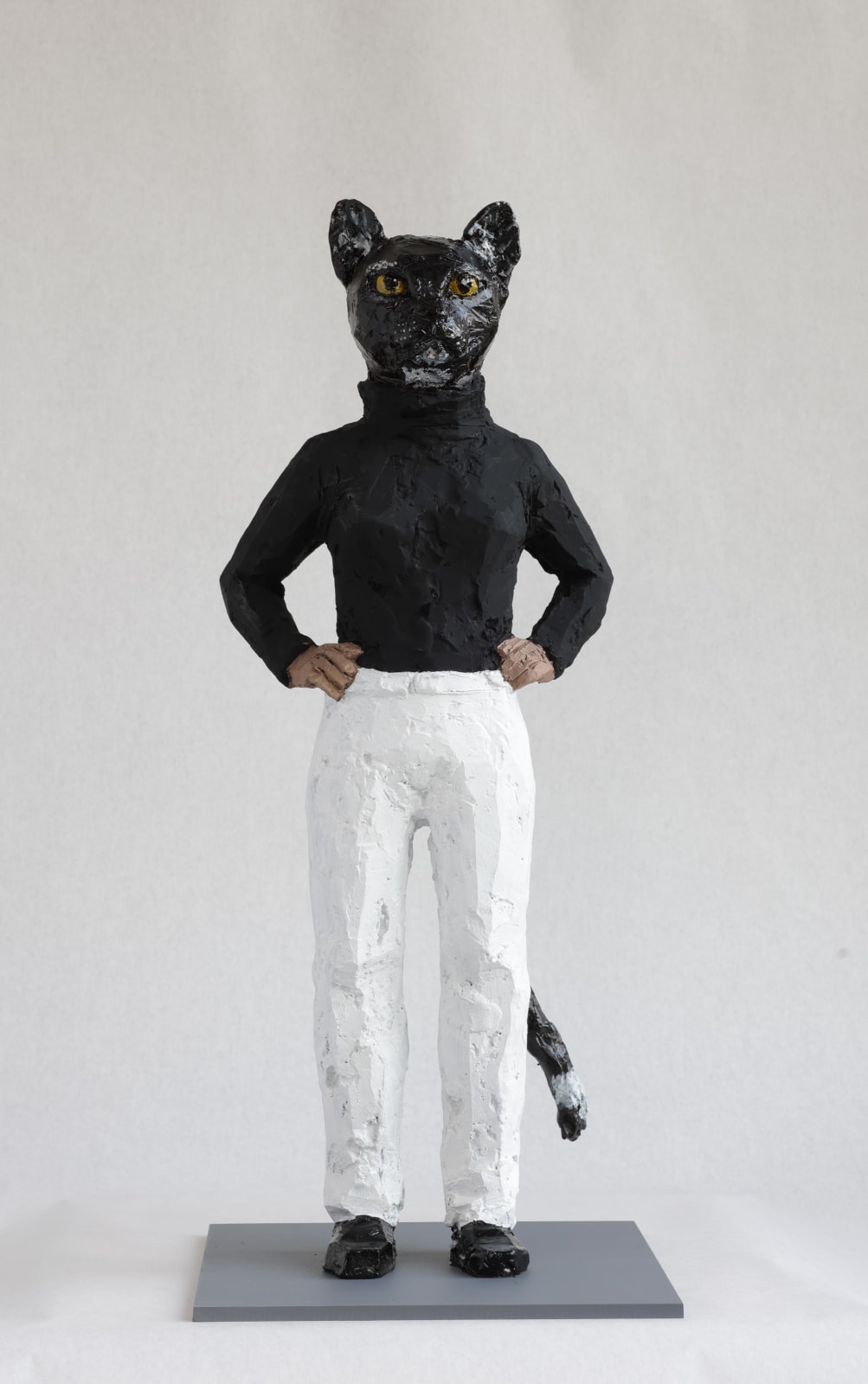 Stephan Balkenhol, Katzenfrau, 2022
