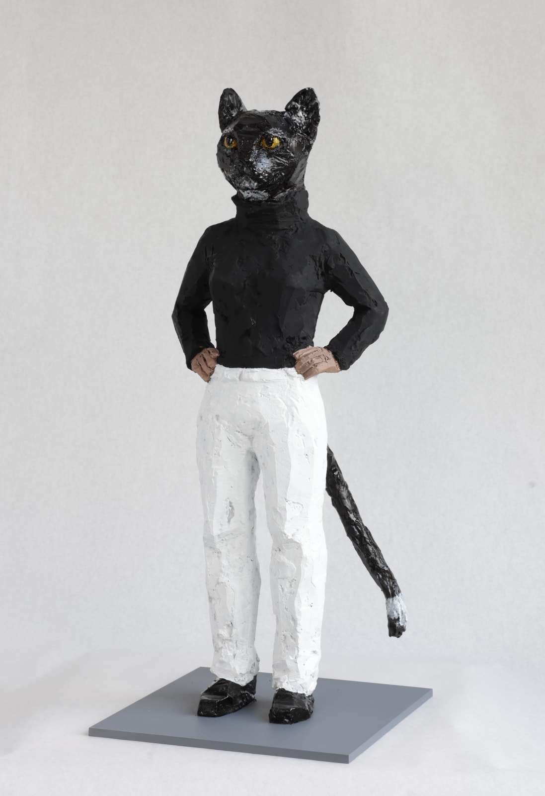 Stephan Balkenhol, Katzenfrau, 2022