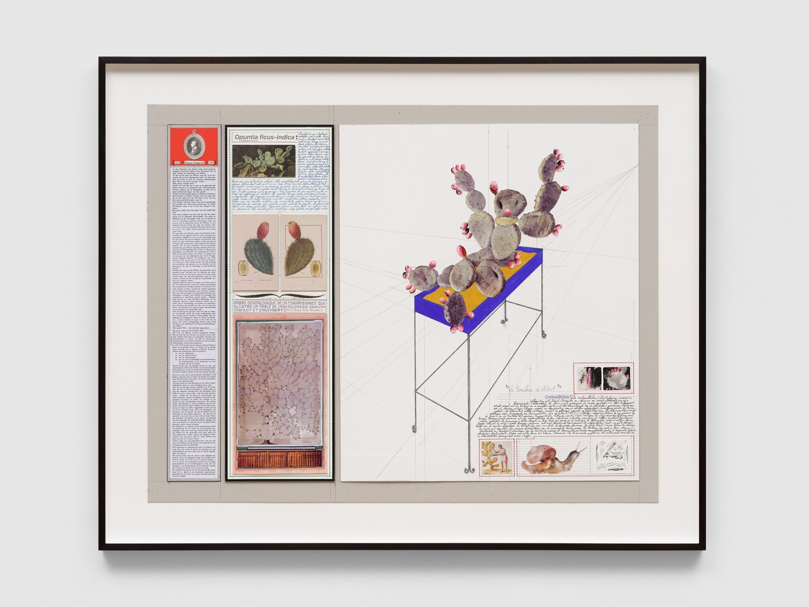 Patrick Van Caeckenbergh, Le Tombeau de Diderot - Ontwerp voor sculptuur, 2023-204