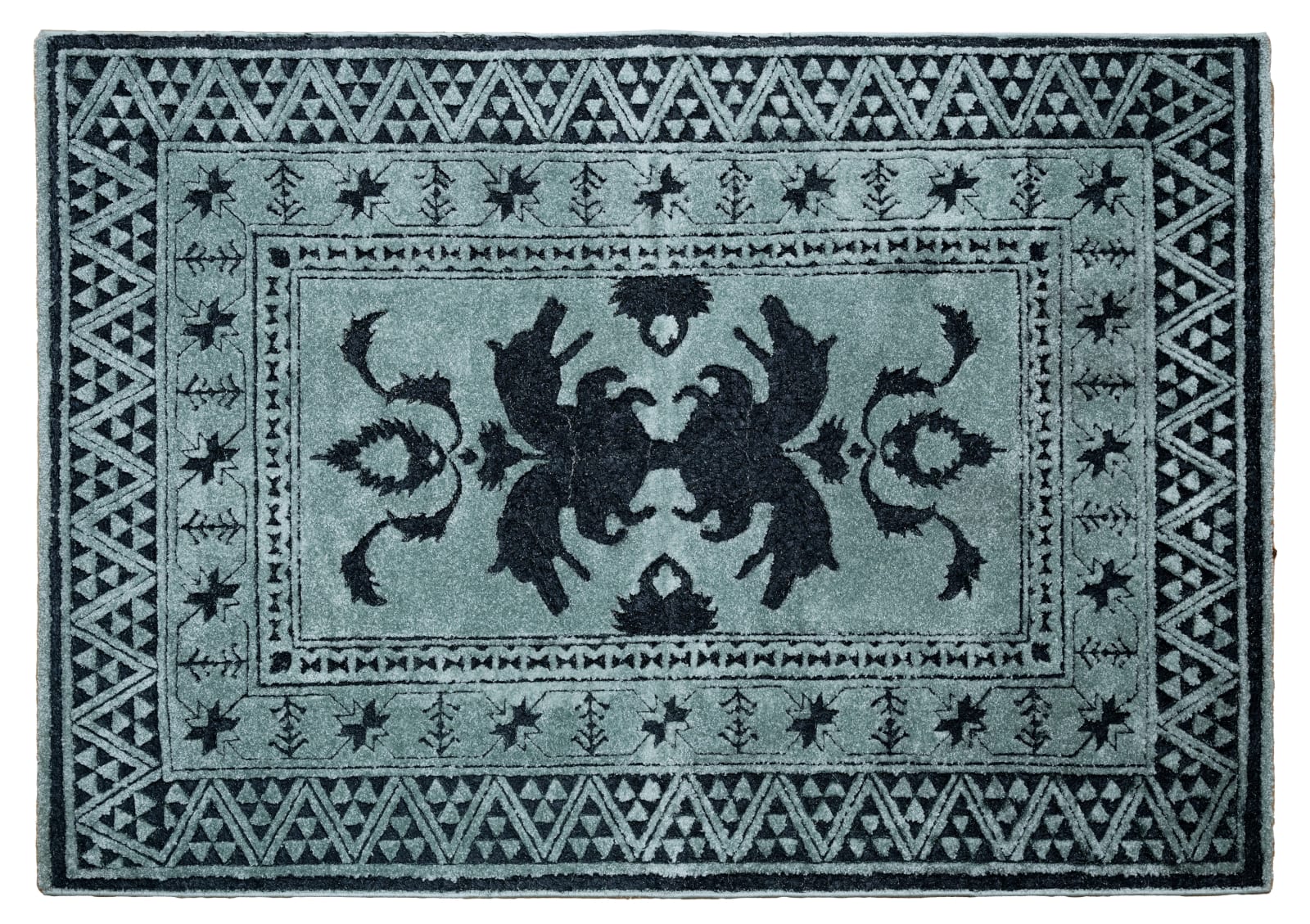 Nasan Tur, Burned Carpet, 2025