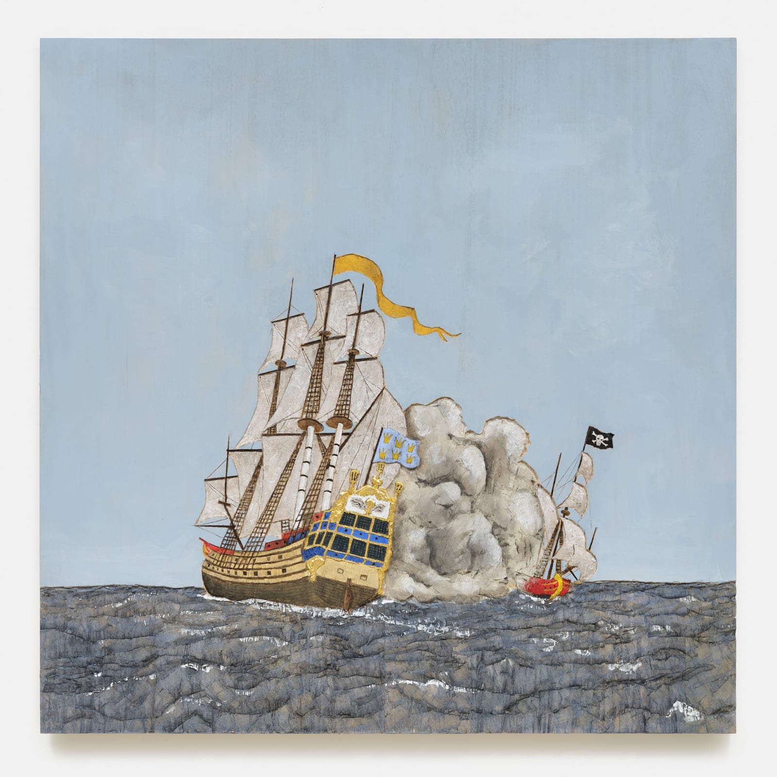 Stephan Balkenhol, Relief Seeschlacht, 2023