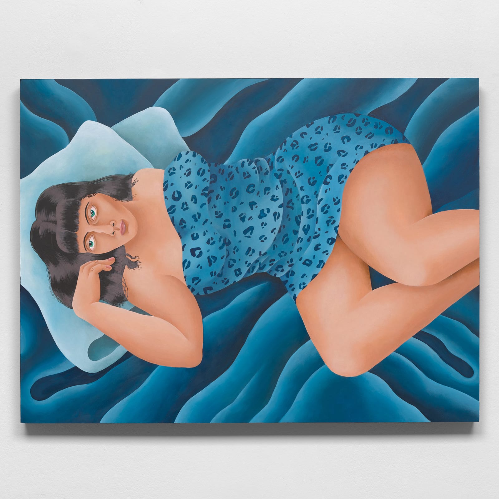 Joëlle Dubois, Woman in blue, 2022