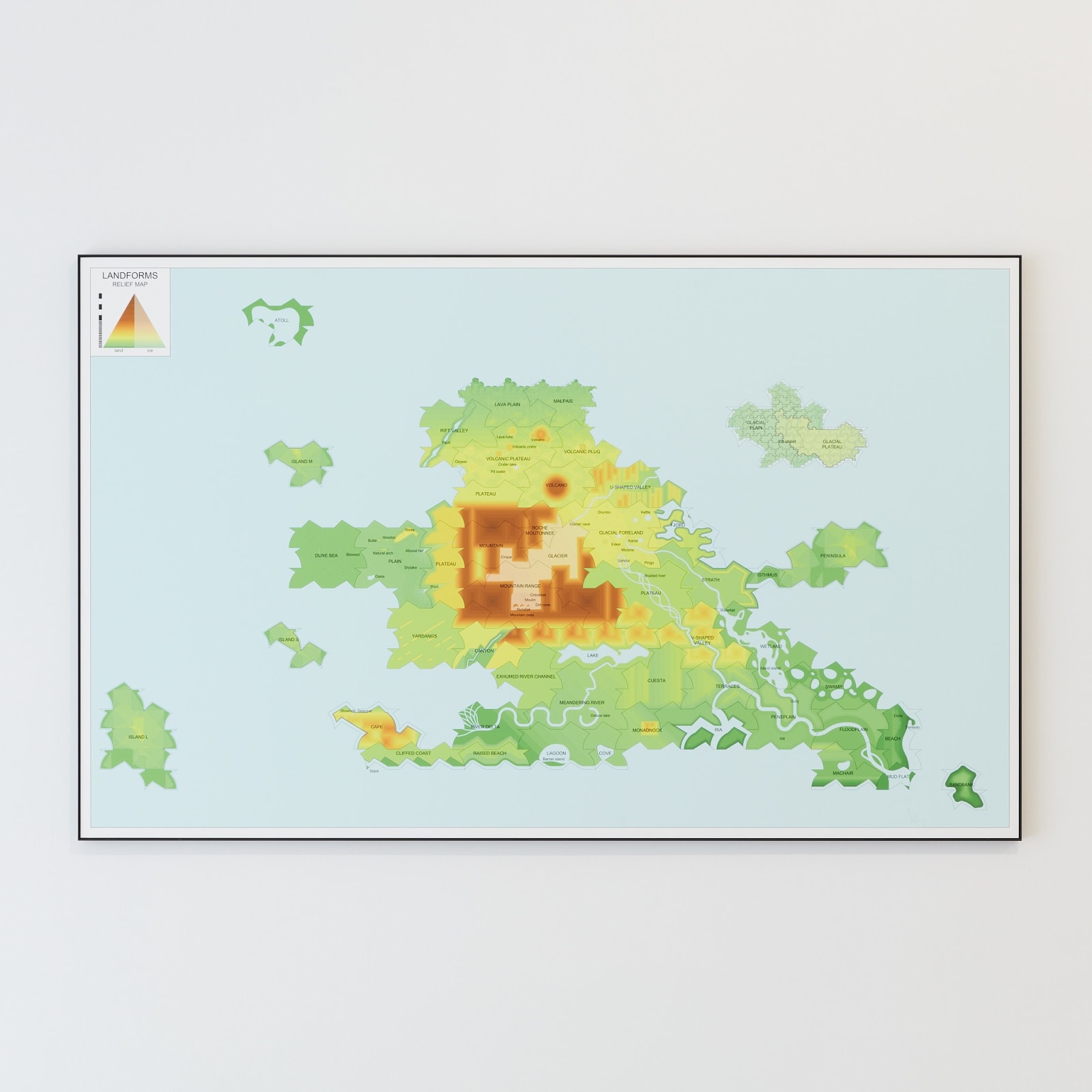 Luc Deleu & T.O.P. office, Orban Space, Landforms, Topographical Map, born digital file , 2016