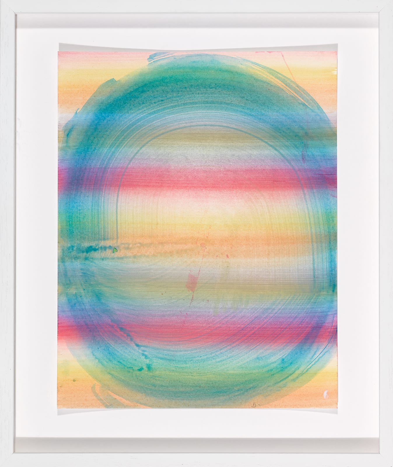 Diana Copperwhite, Circular portrait vanishing aperture (Prism), 2021