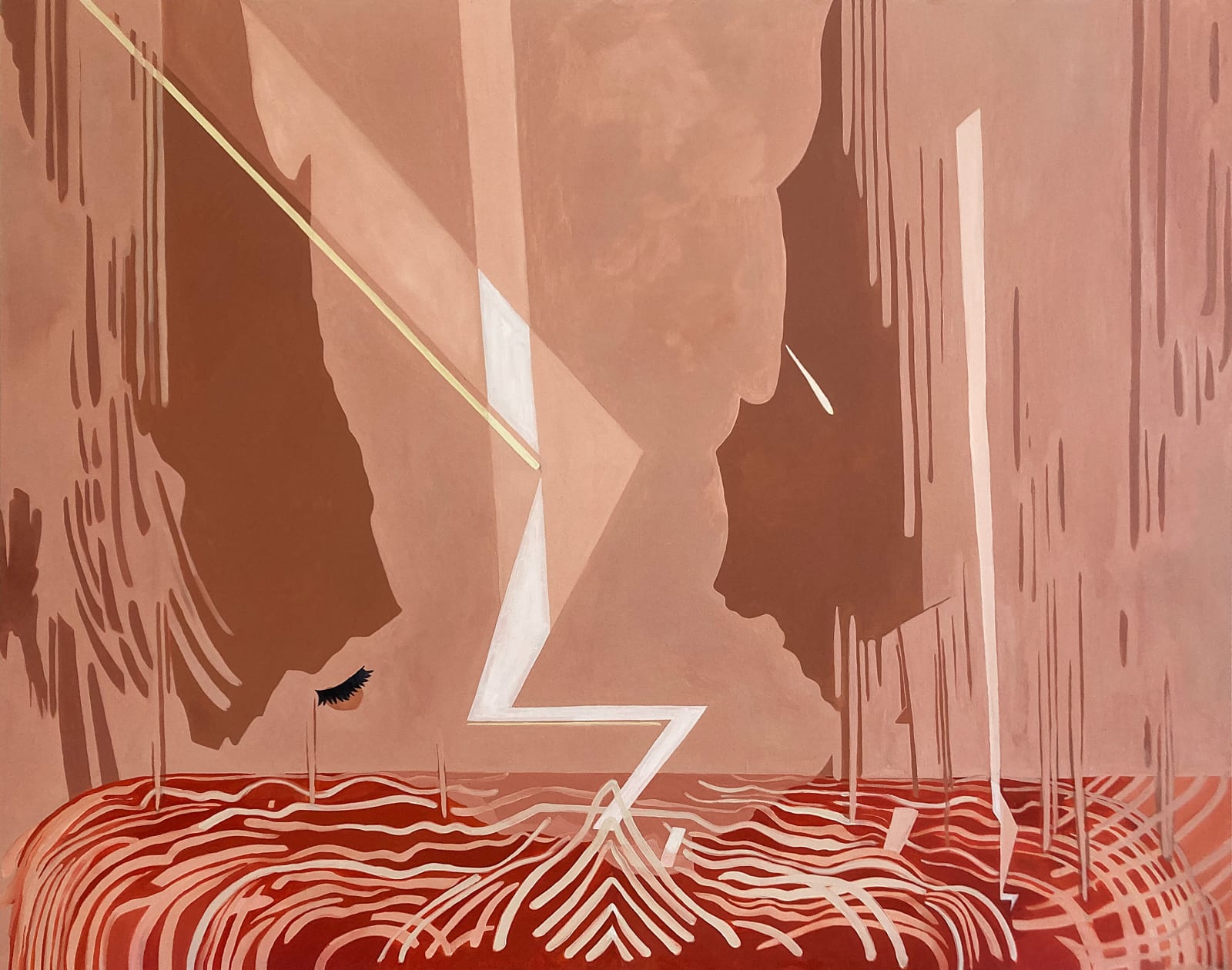 Sonia Shiel, Eyelash in a storm, 2022
