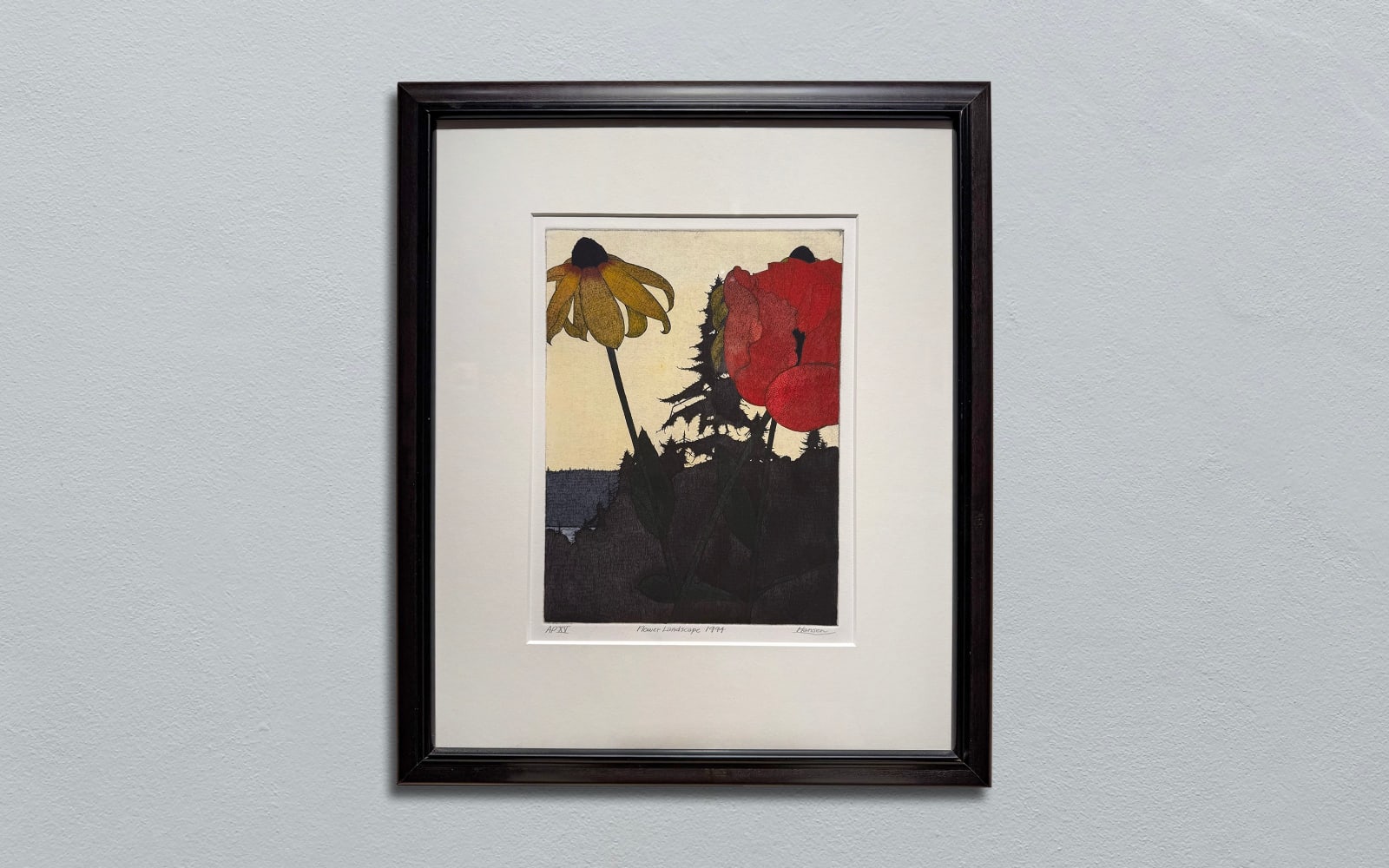 Art Hansen, ART HANSEN FLOWER LANDSCAPE 1994