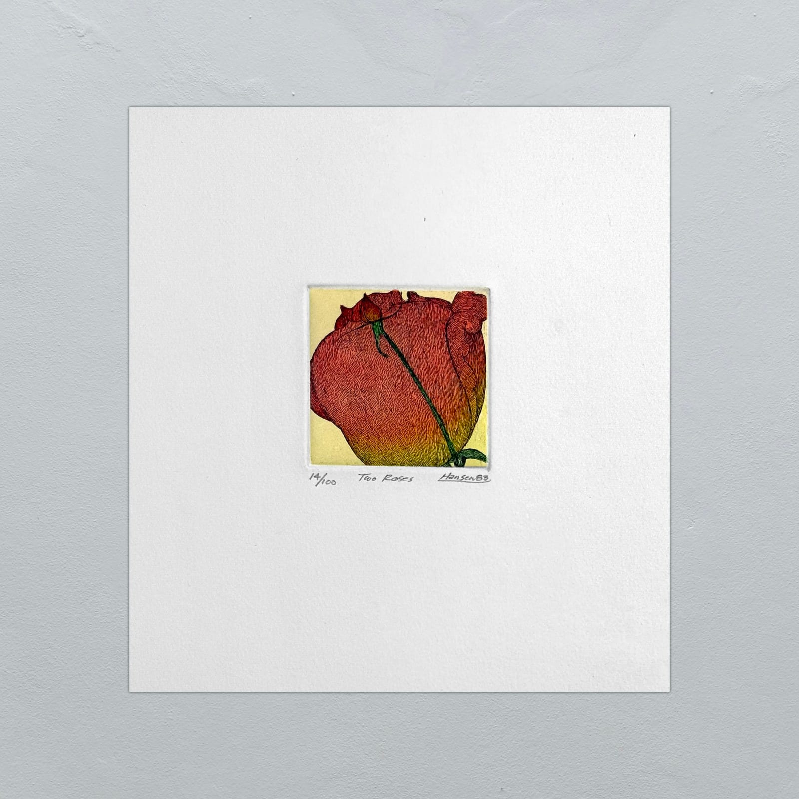 Art Hansen, Two Roses - 83- 14/100