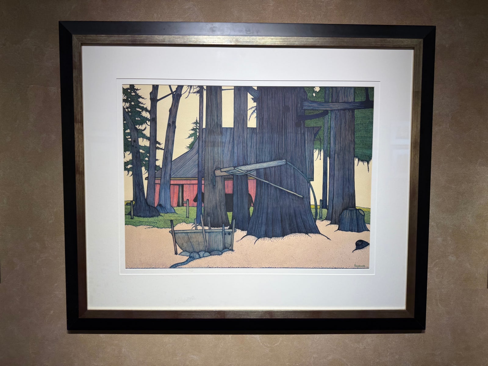 Art Hansen, ART HANSEN, VASHON FARM WITH COW