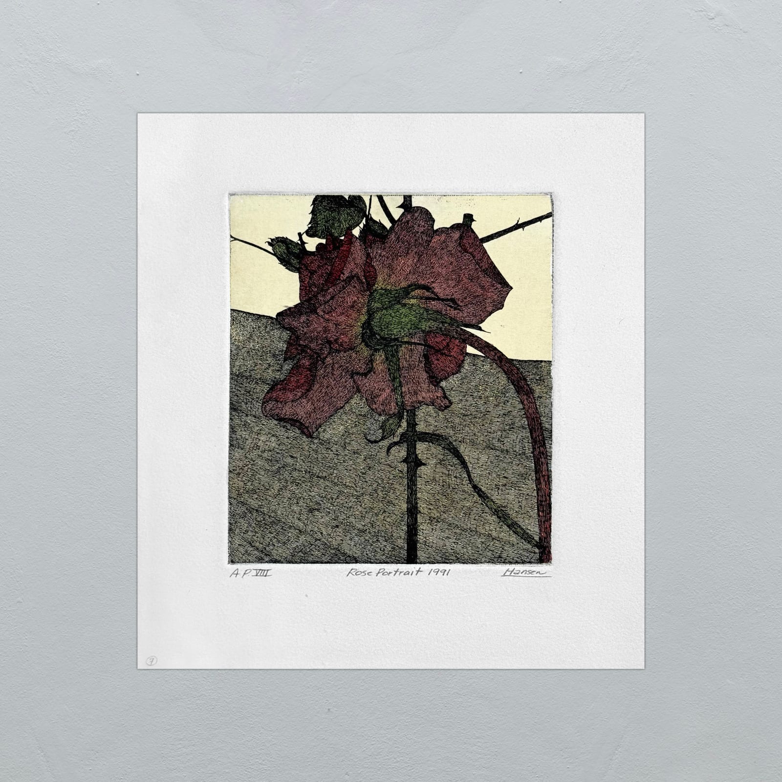 Art Hansen, Rose Portrait 1991 - APVIII