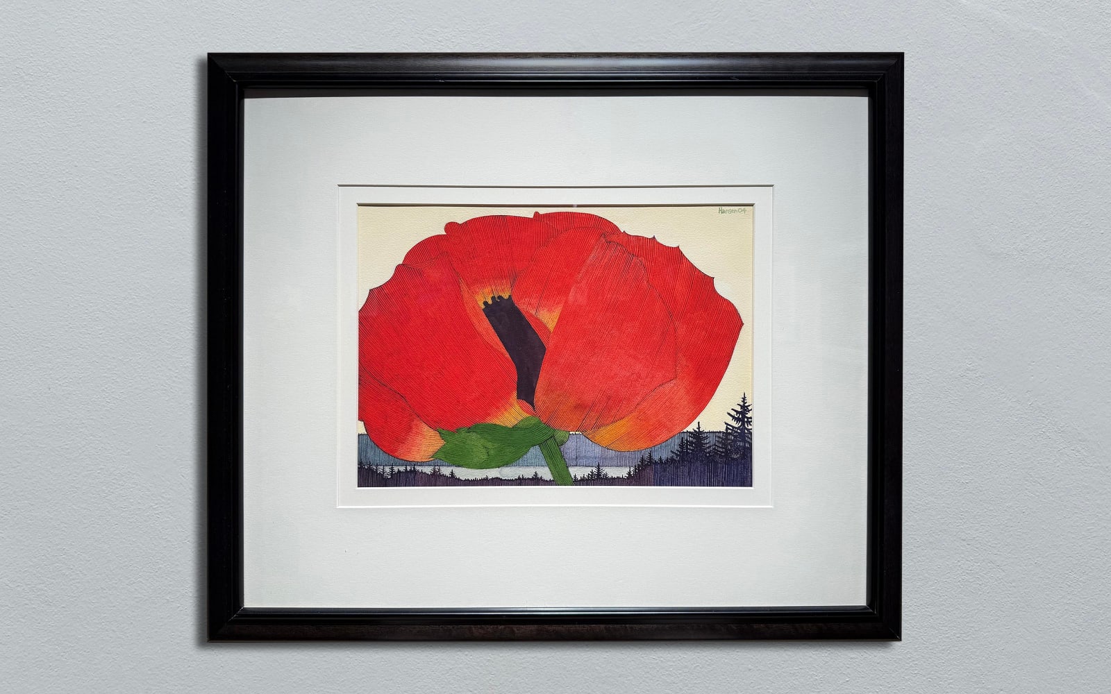 Art Hansen, ART HANSEN, POPPY LANDSCAPE