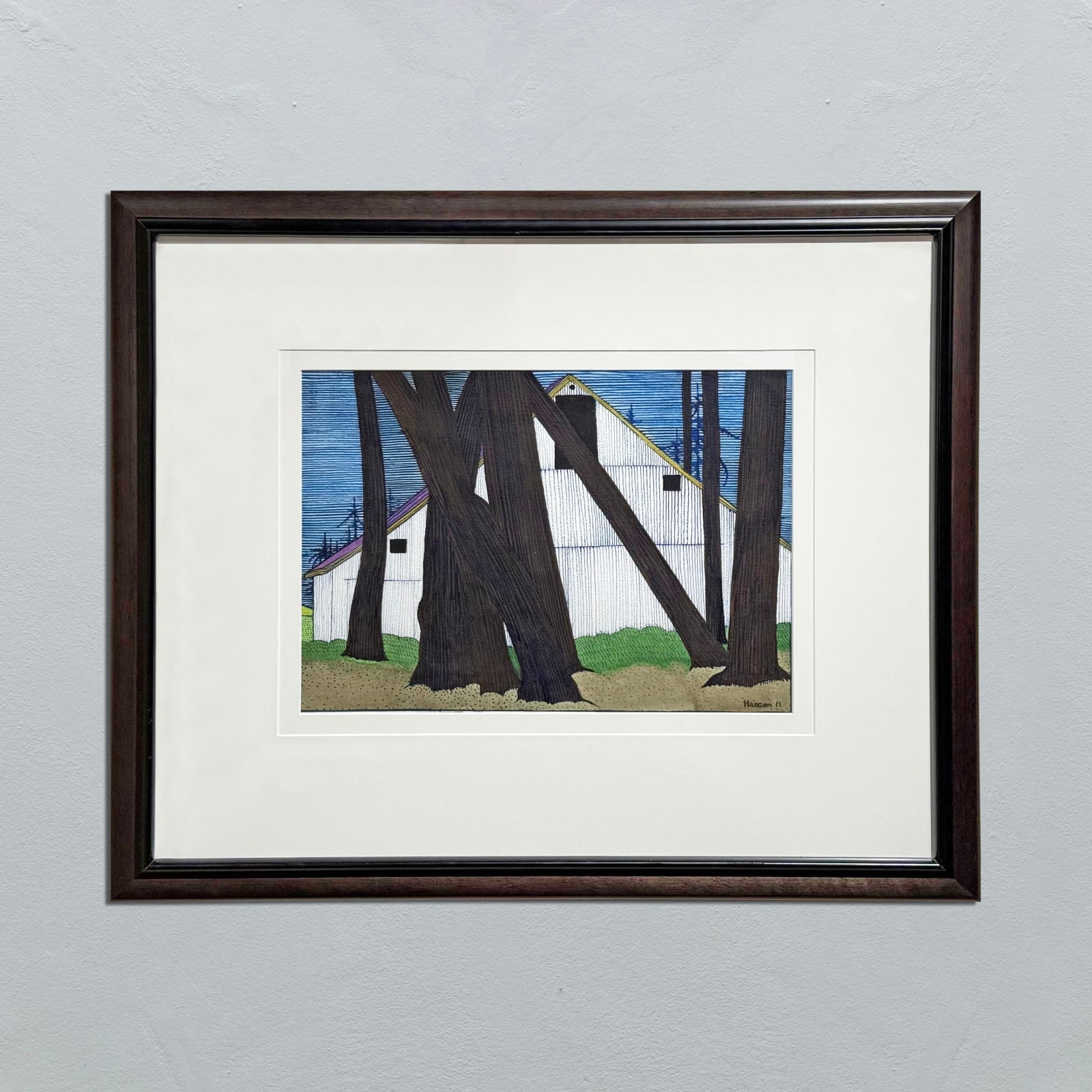 Art Hansen, HANSEN WHITE BARN -10