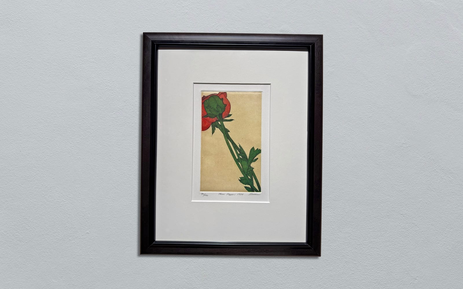 Art Hansen, ART HANSEN THREE POPPIES 1984